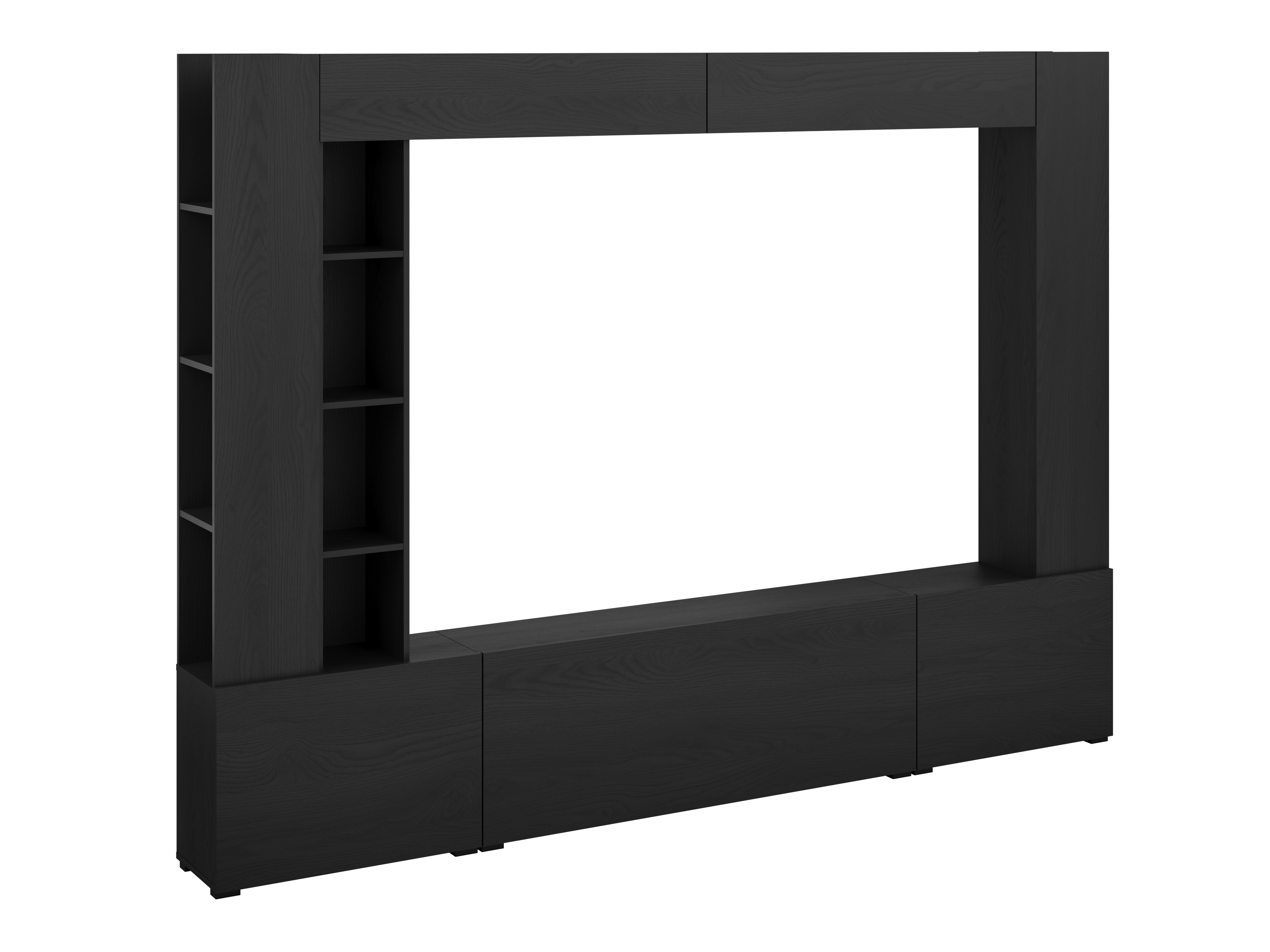 Viesistabas komplekts Austin 392 (Melns)