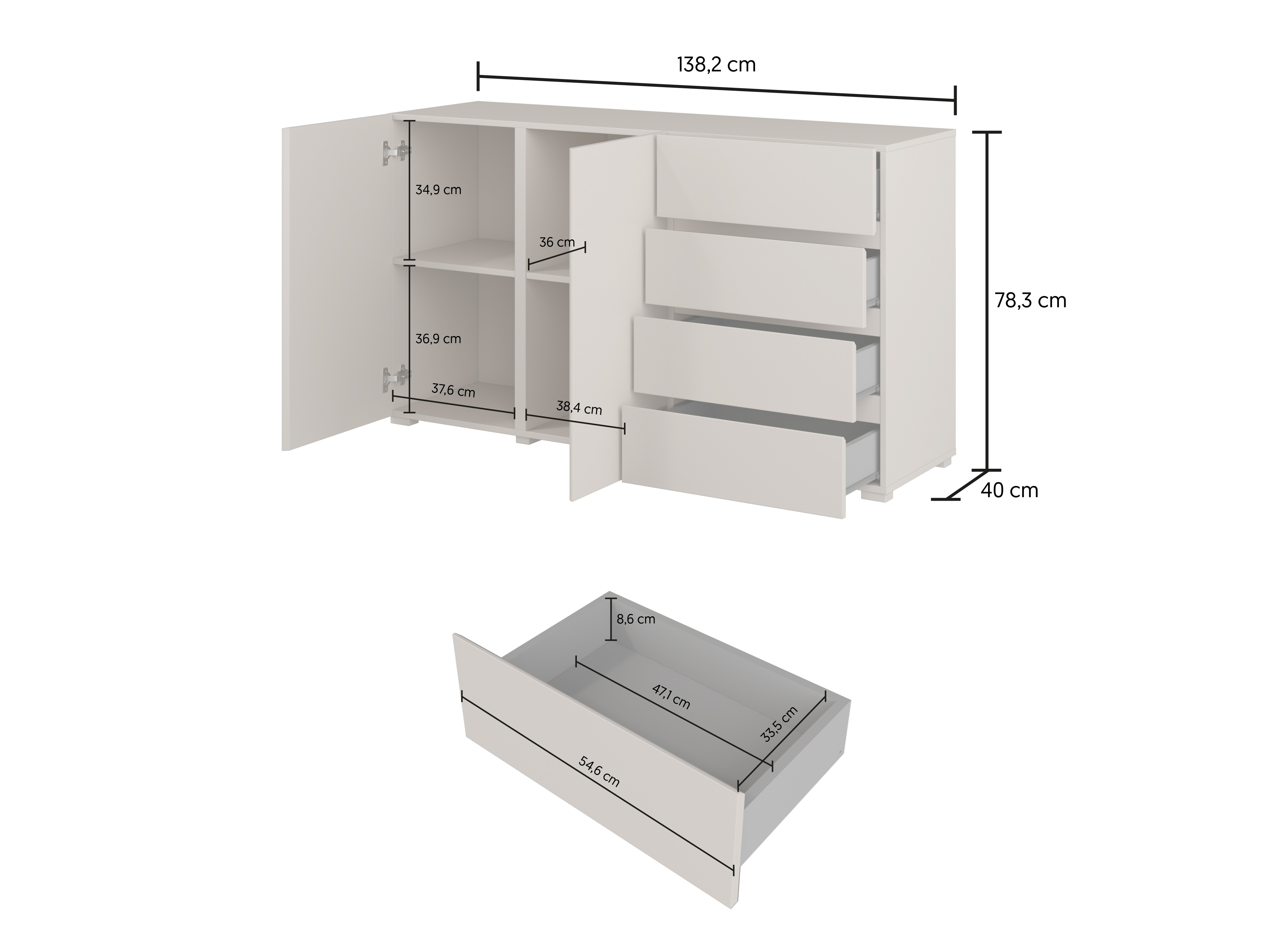 Kumode Elbleve 101 (Melns)