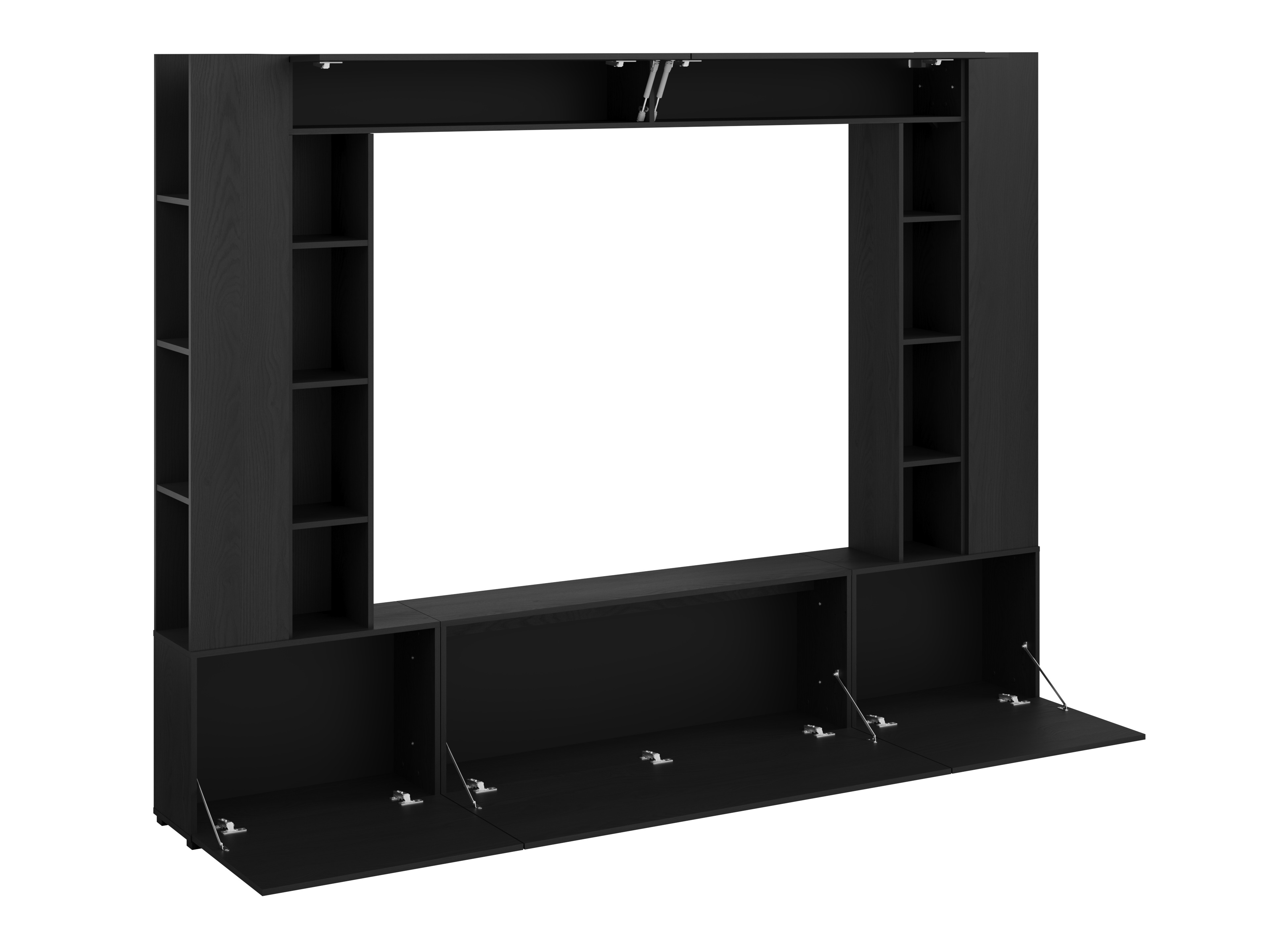 Viesistabas komplekts Austin 392 (Melns)