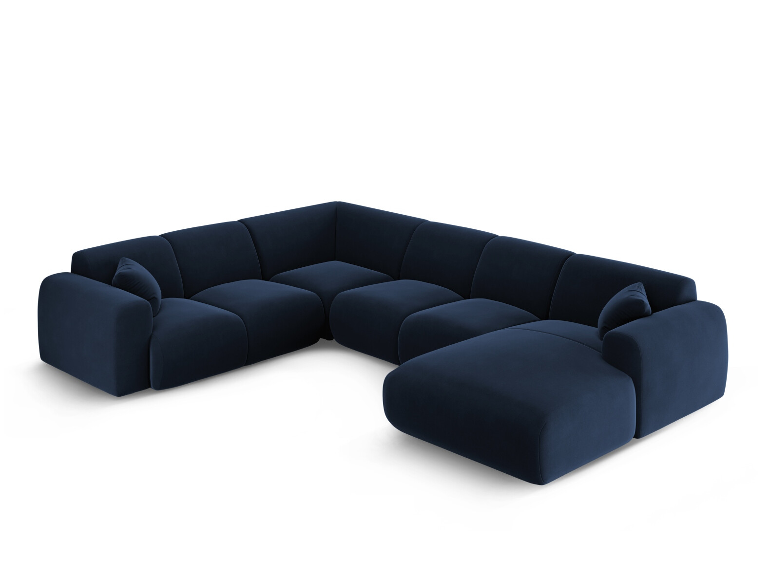 Stūra dīvāns Talfere 107 (Casino Deep Blue)