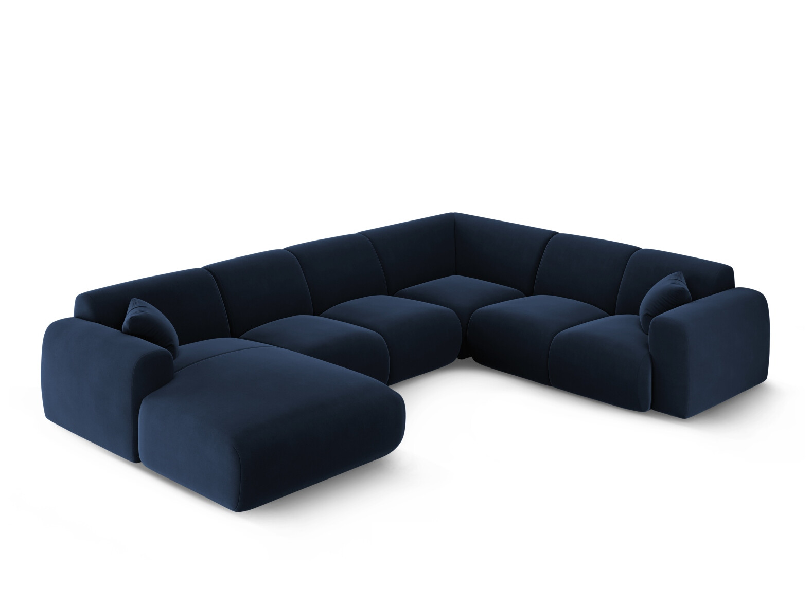 Stūra dīvāns Talfere 107 (Casino Deep Blue)