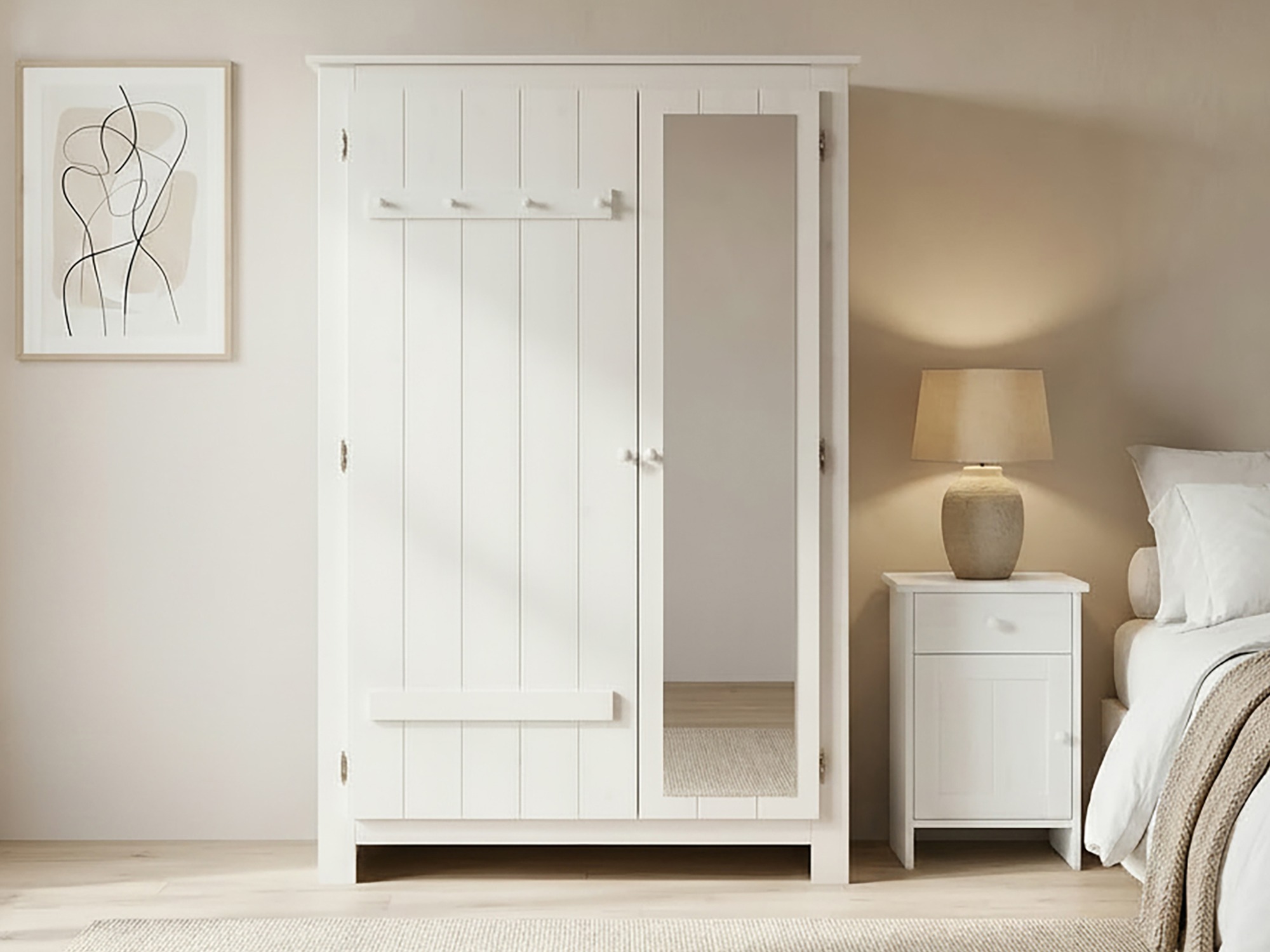 Skapis Denton 1276 (Balts)