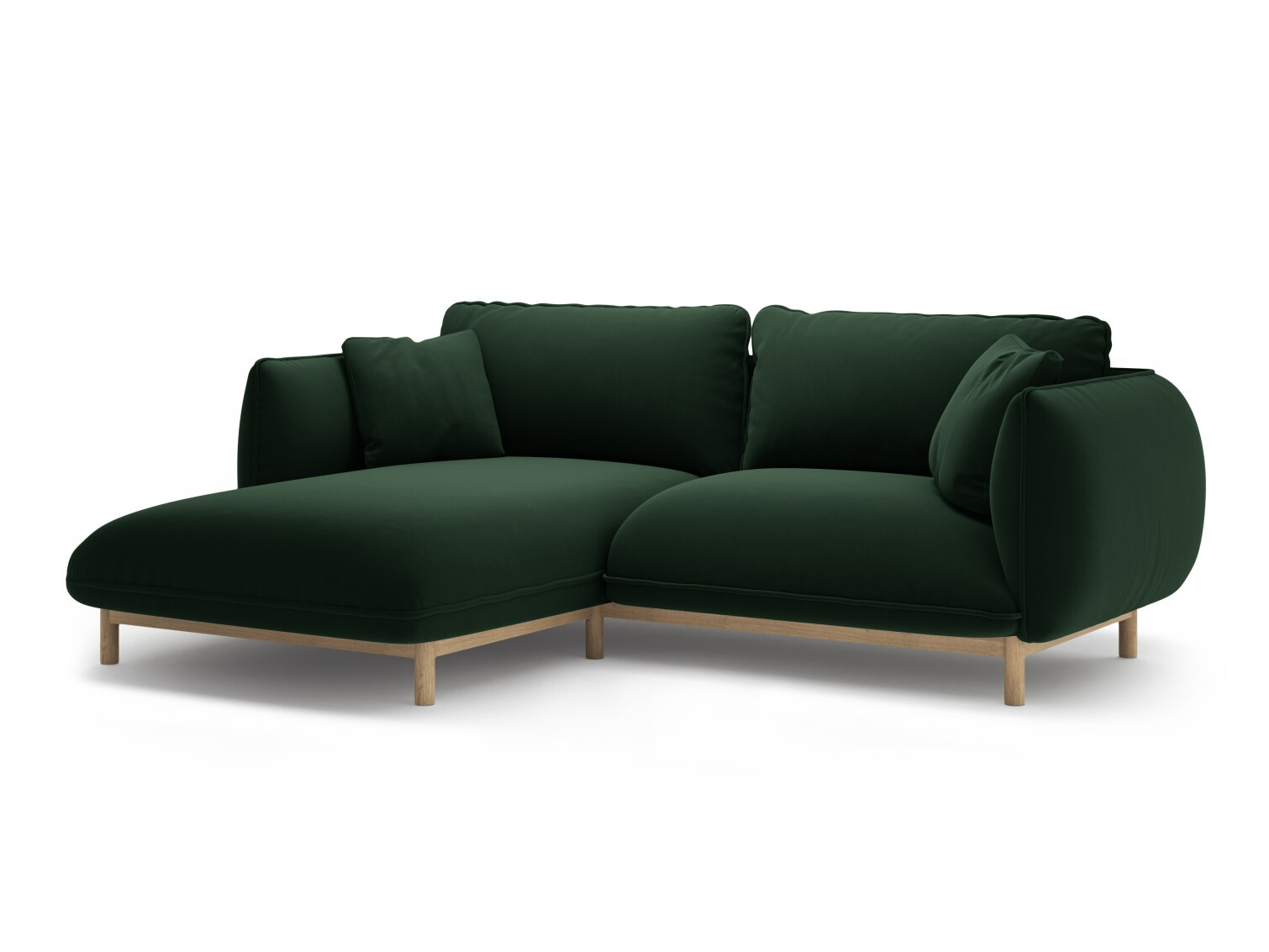 Stūra dīvāns Romvese 105 (Casino Deep Green)