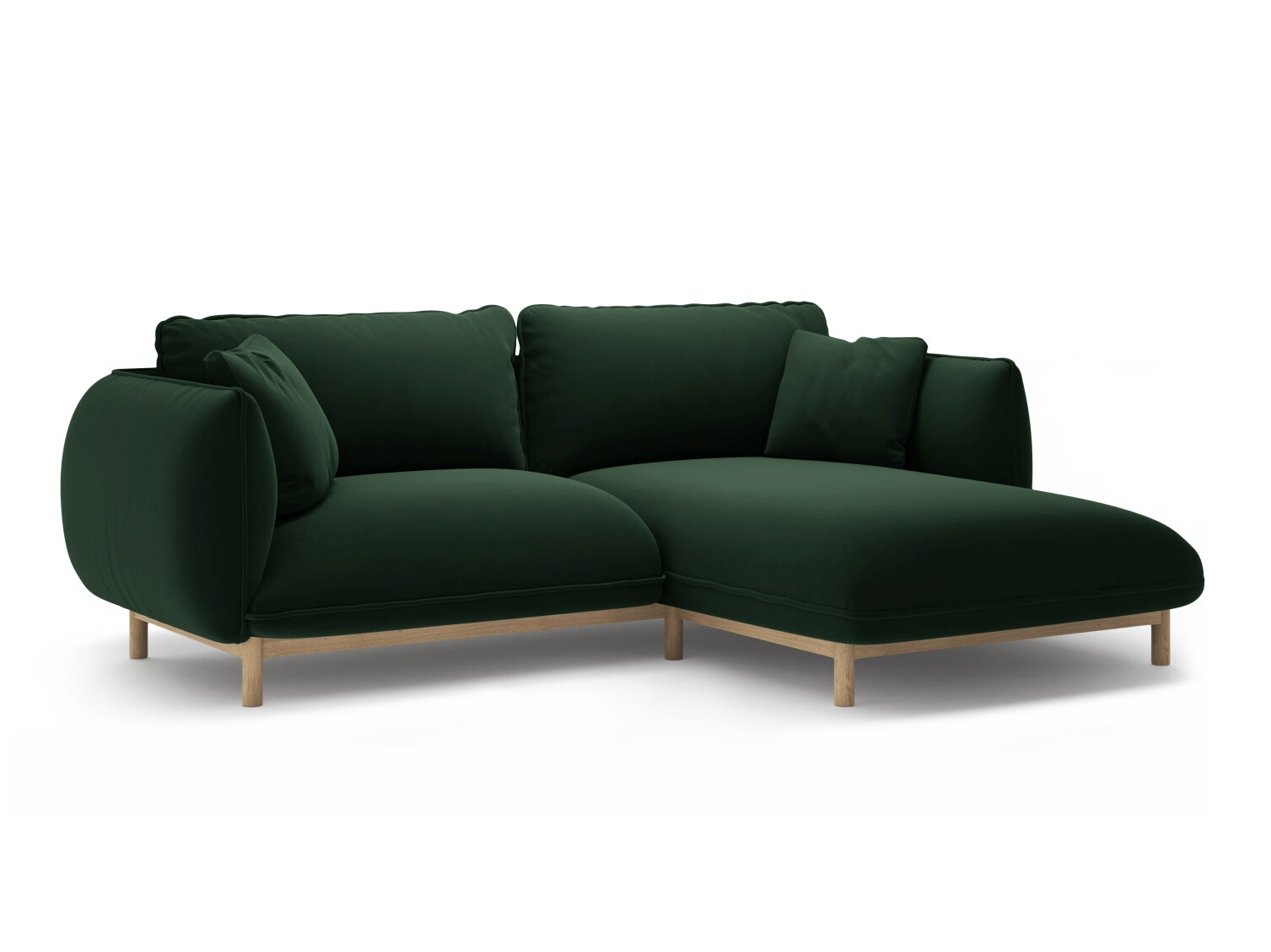 Stūra dīvāns Romvese 105 (Casino Deep Green)