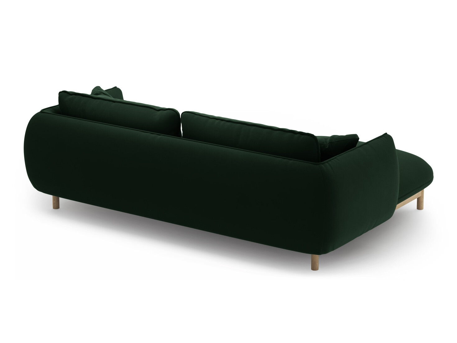 Stūra dīvāns Romvese 105 (Casino Deep Green)