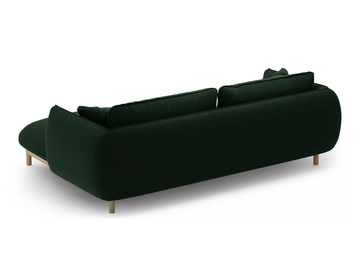 Stūra dīvāns Romvese 105 (Casino Deep Green)