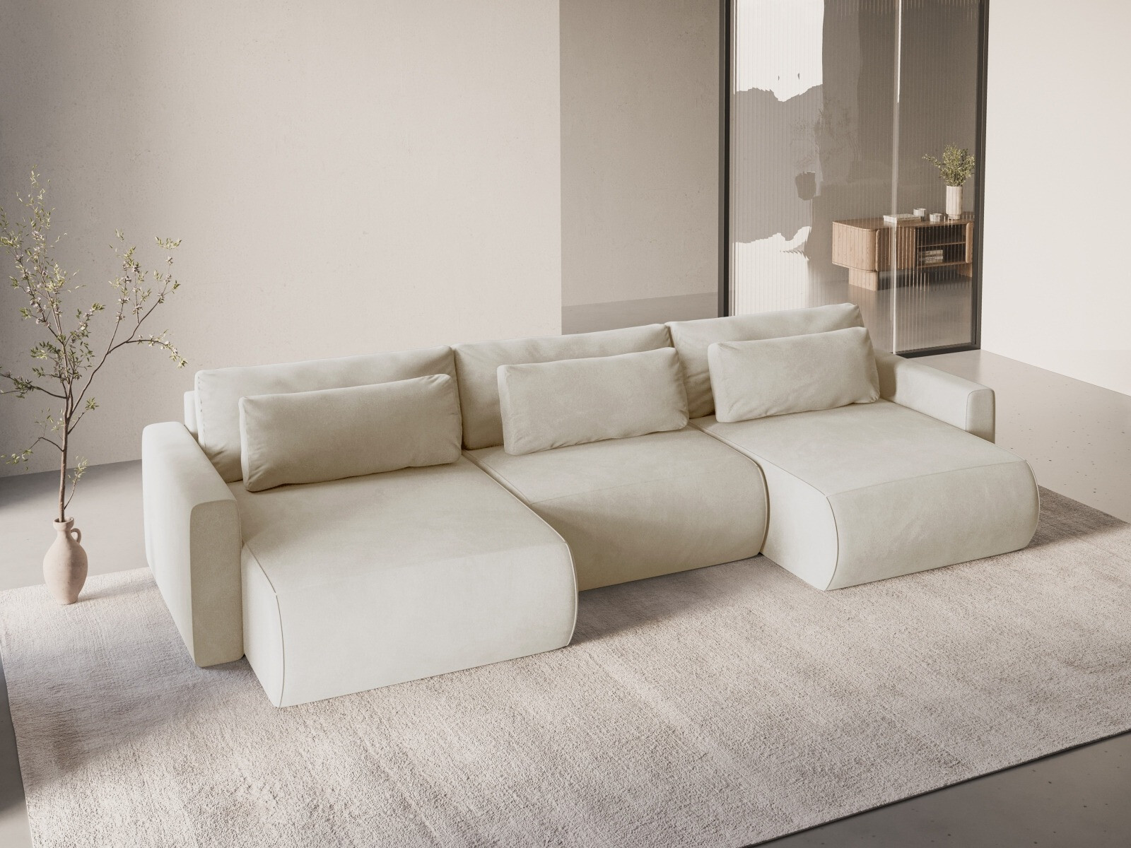 Stūra dīvāns Beckley 388 (Magic Velvet 2256)