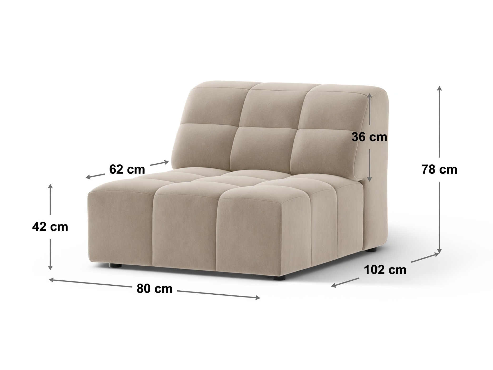 Moduļu krēsls Somelo 111 (Bluvel 03)