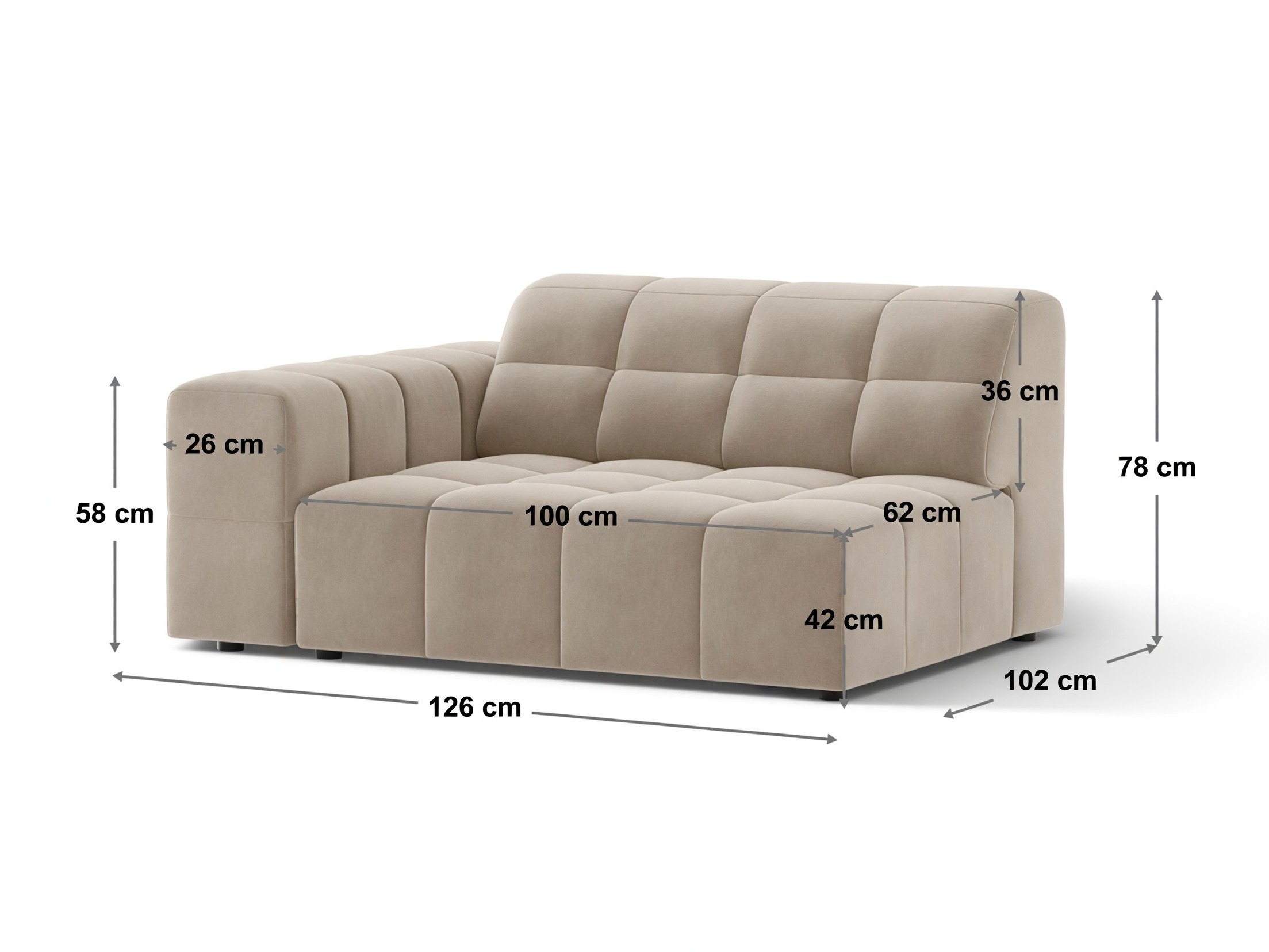 Moduļu krēsls Somelo 113 (Bluvel 13)
