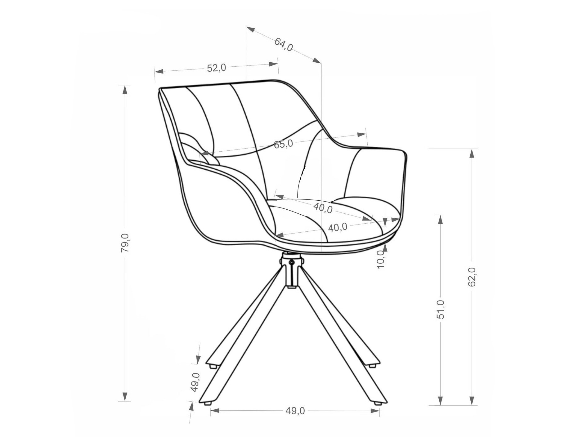 Krēsls Houston 2155 (Mavel 38)