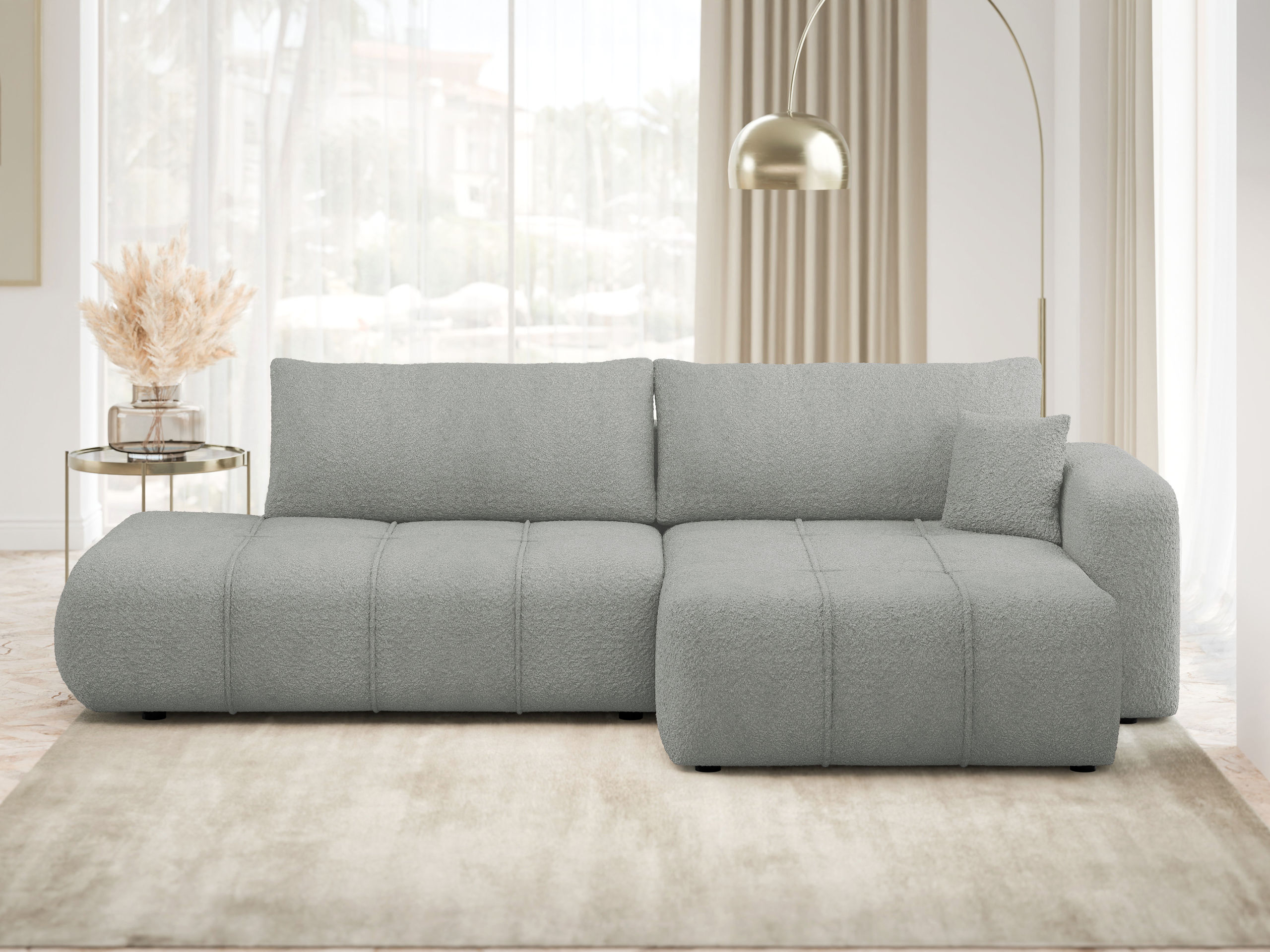 Stūra dīvāns Comfivo Laurus III (Coral 75)