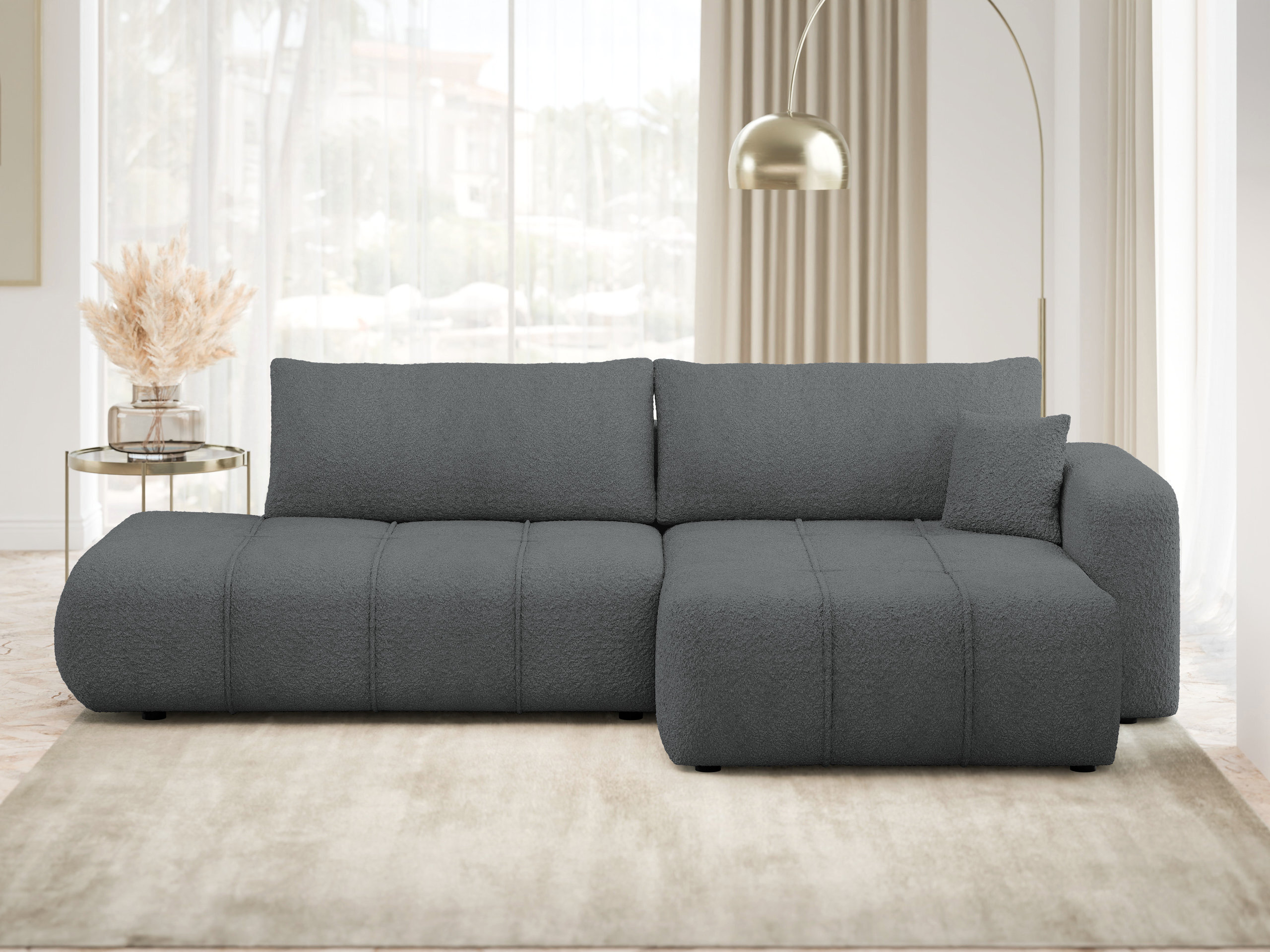 Stūra dīvāns Comfivo Laurus III (Coral 80)