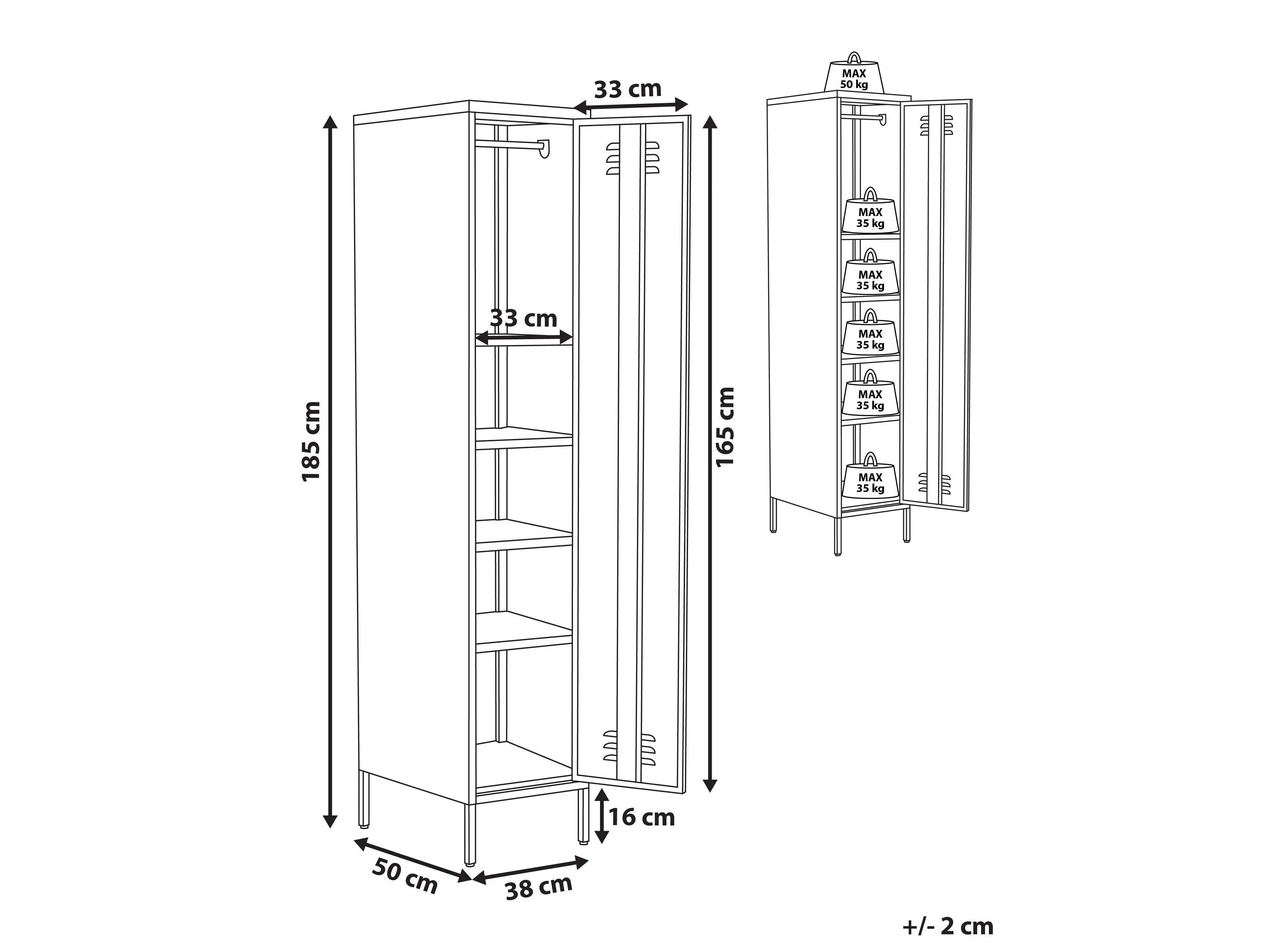 Plaukts Sovelu 102 (Melns)