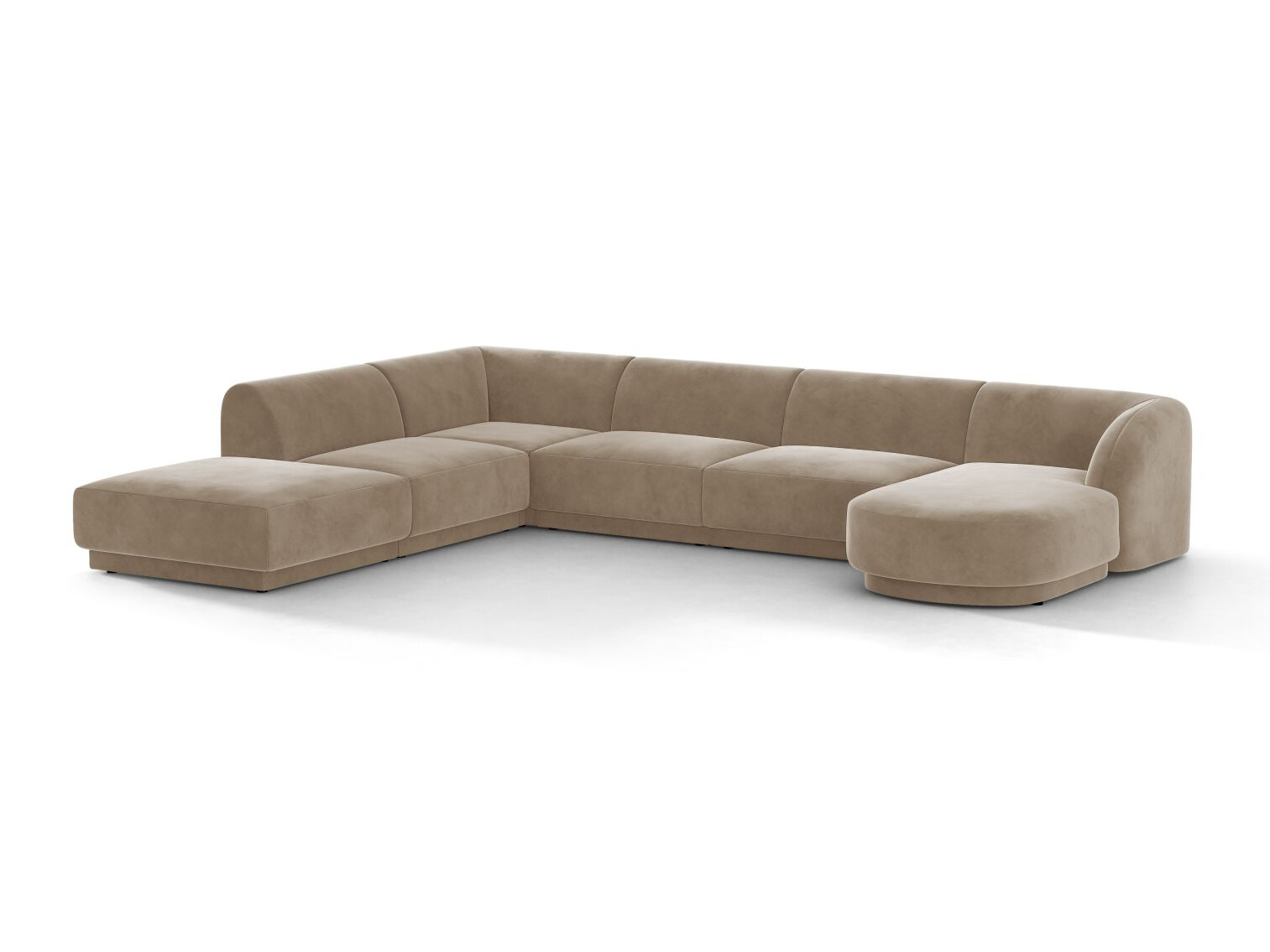 Moduļu stūra dīvāns Tivlomi 107 (Bluvel 40)