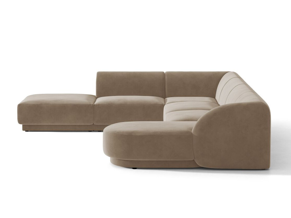 Moduļu stūra dīvāns Tivlomi 107 (Bluvel 40)