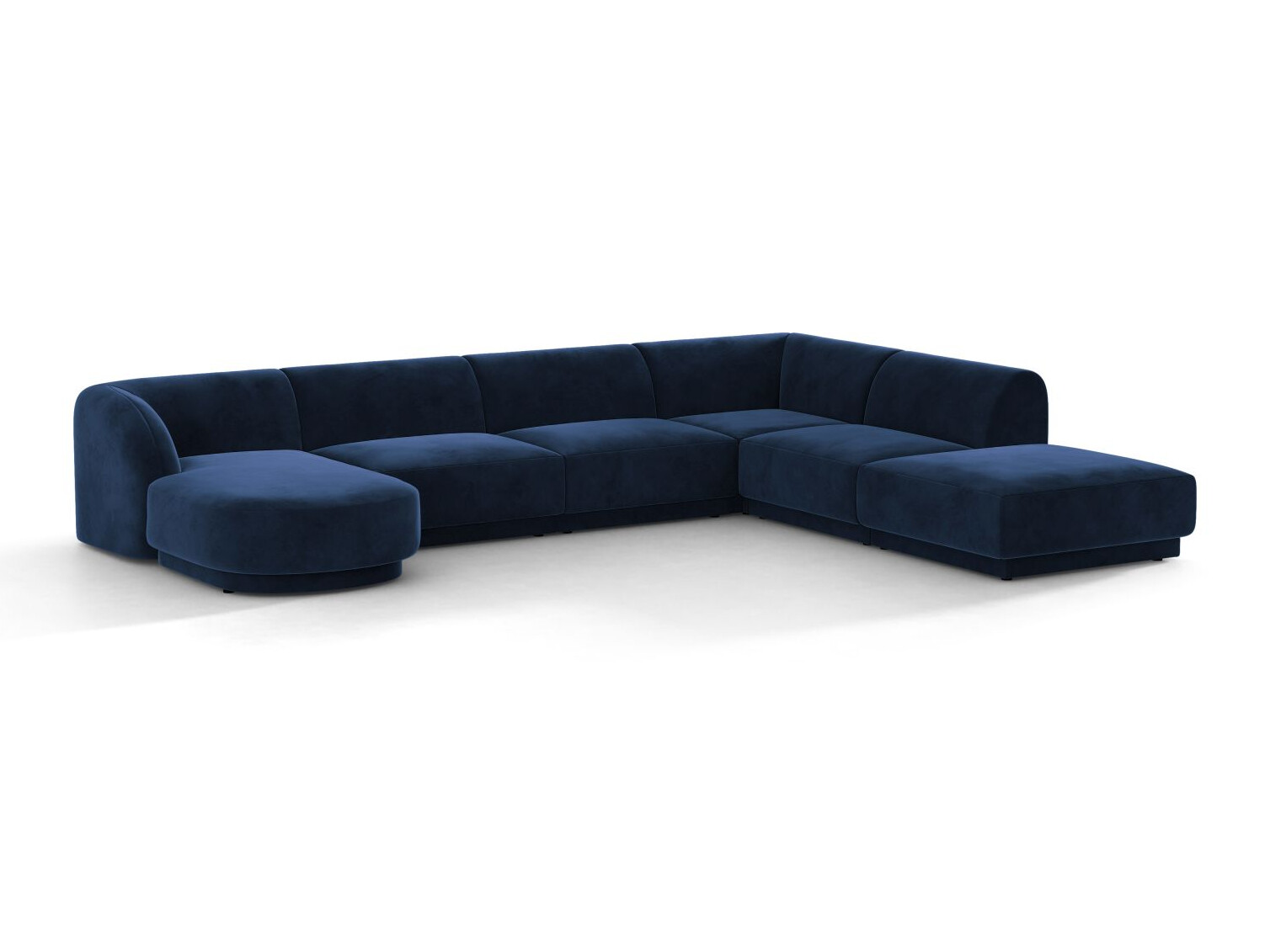 Moduļu stūra dīvāns Tivlomi 107 (Bluvel 86)