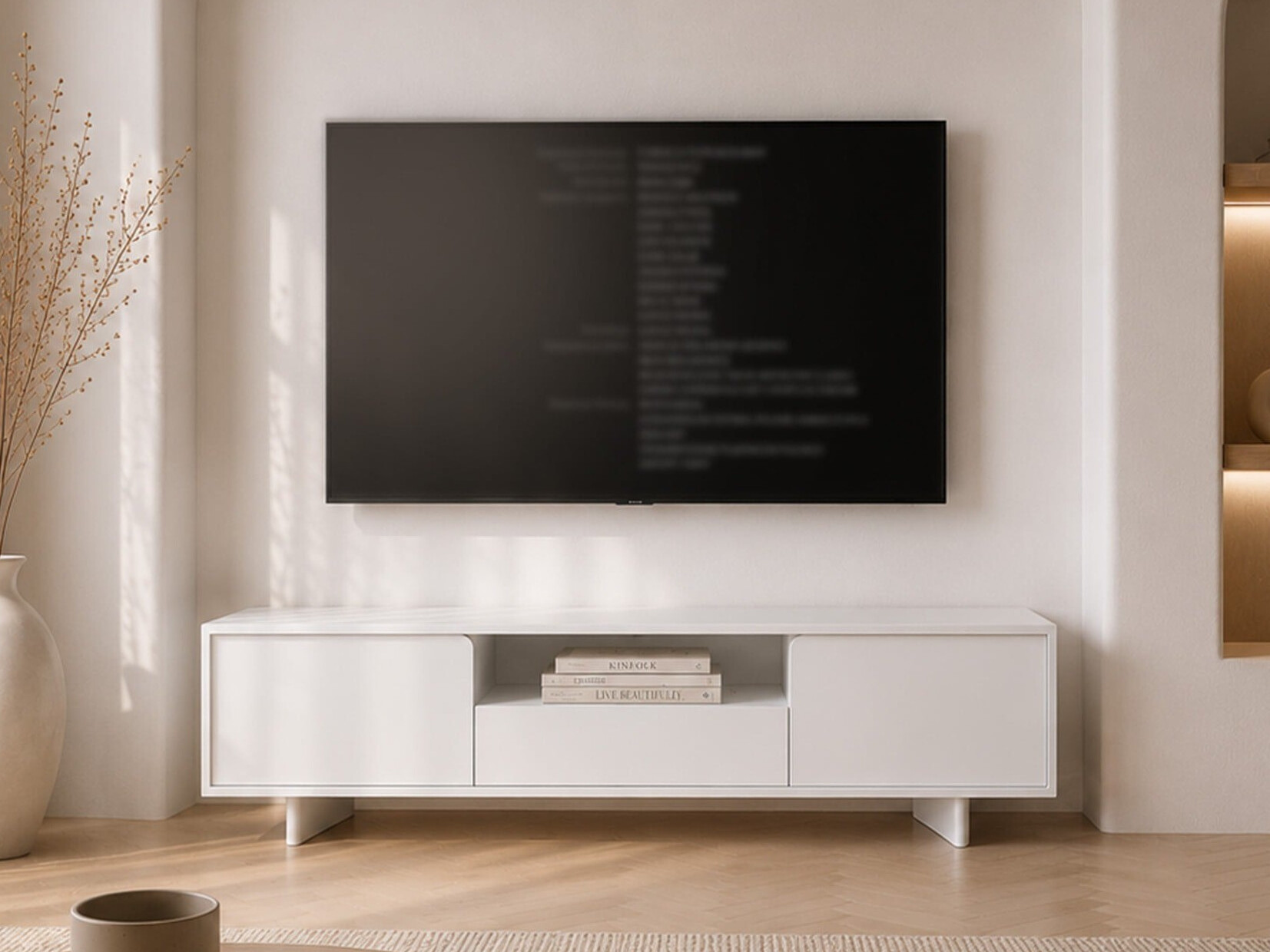 TV galds Burleson 798 (Balts)