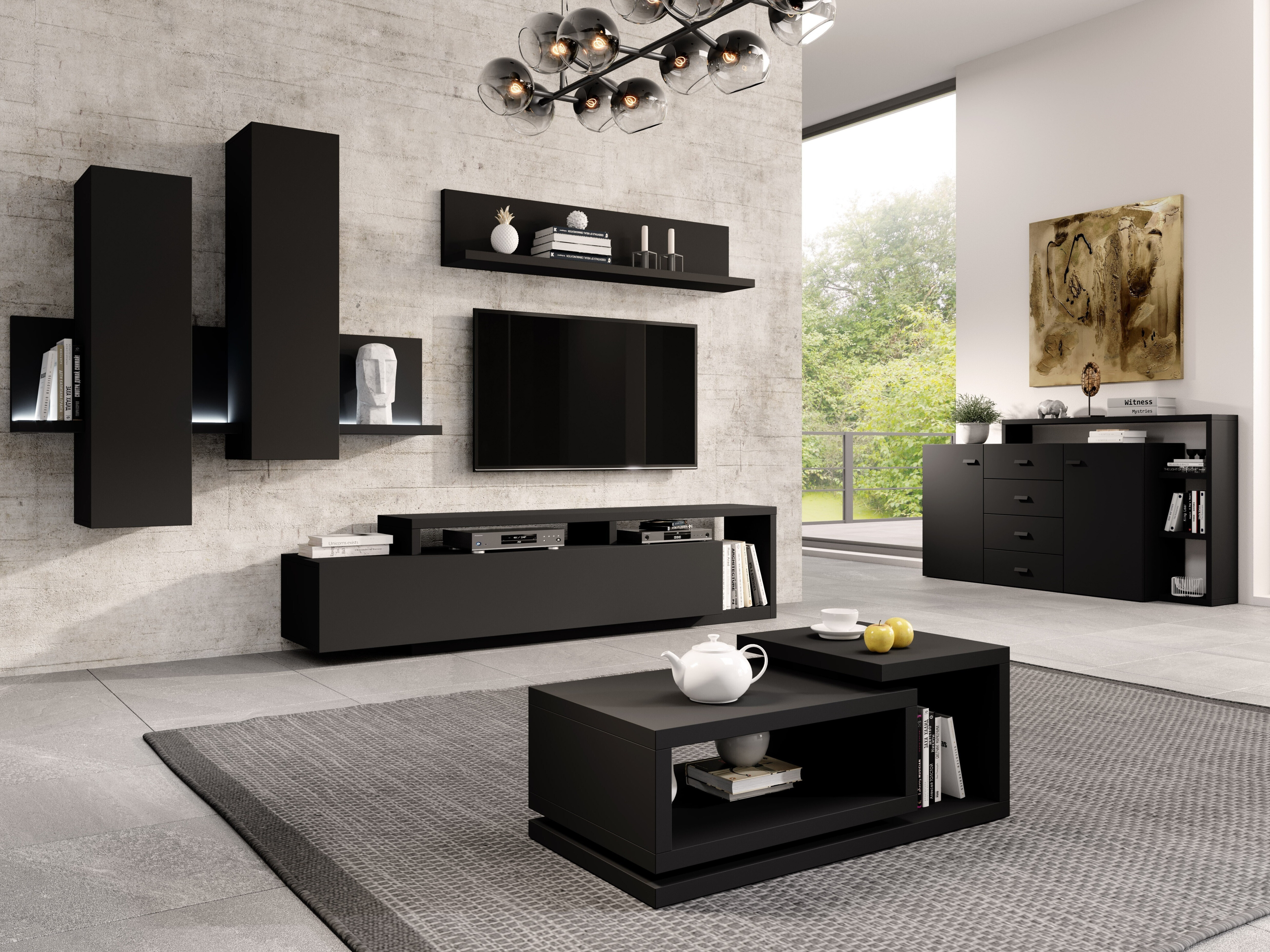 Kumode Lutiva 106 (Matēts melns)