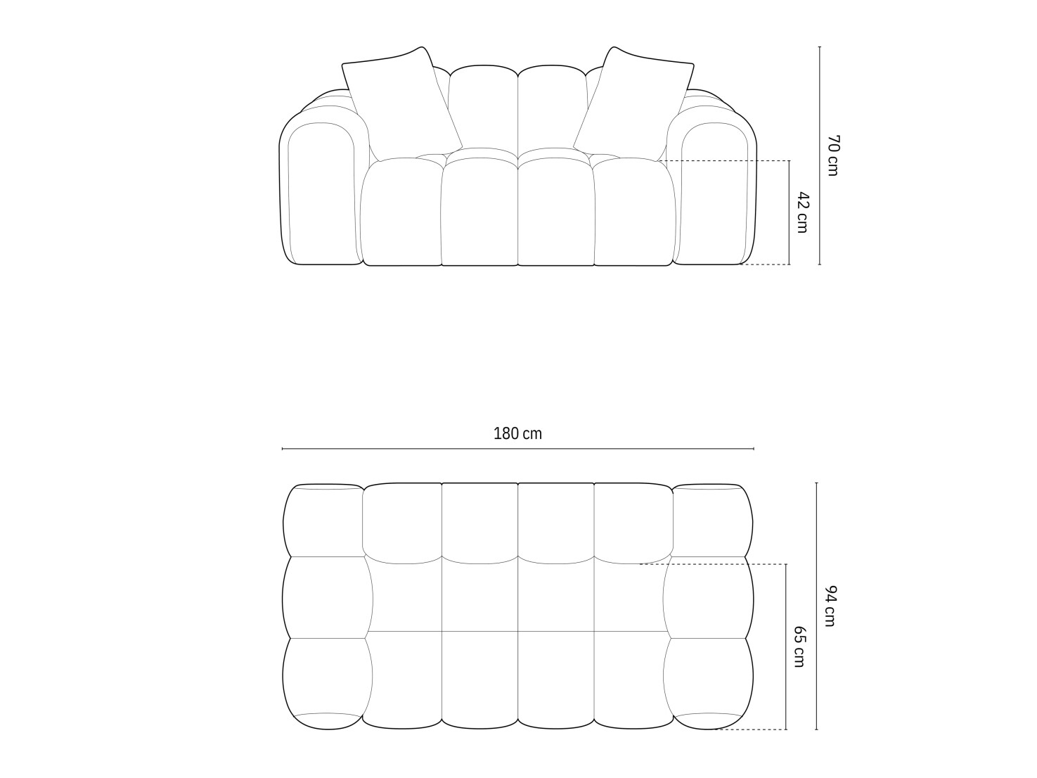 Dīvāns Mondelo 102 (Bluvel 14)