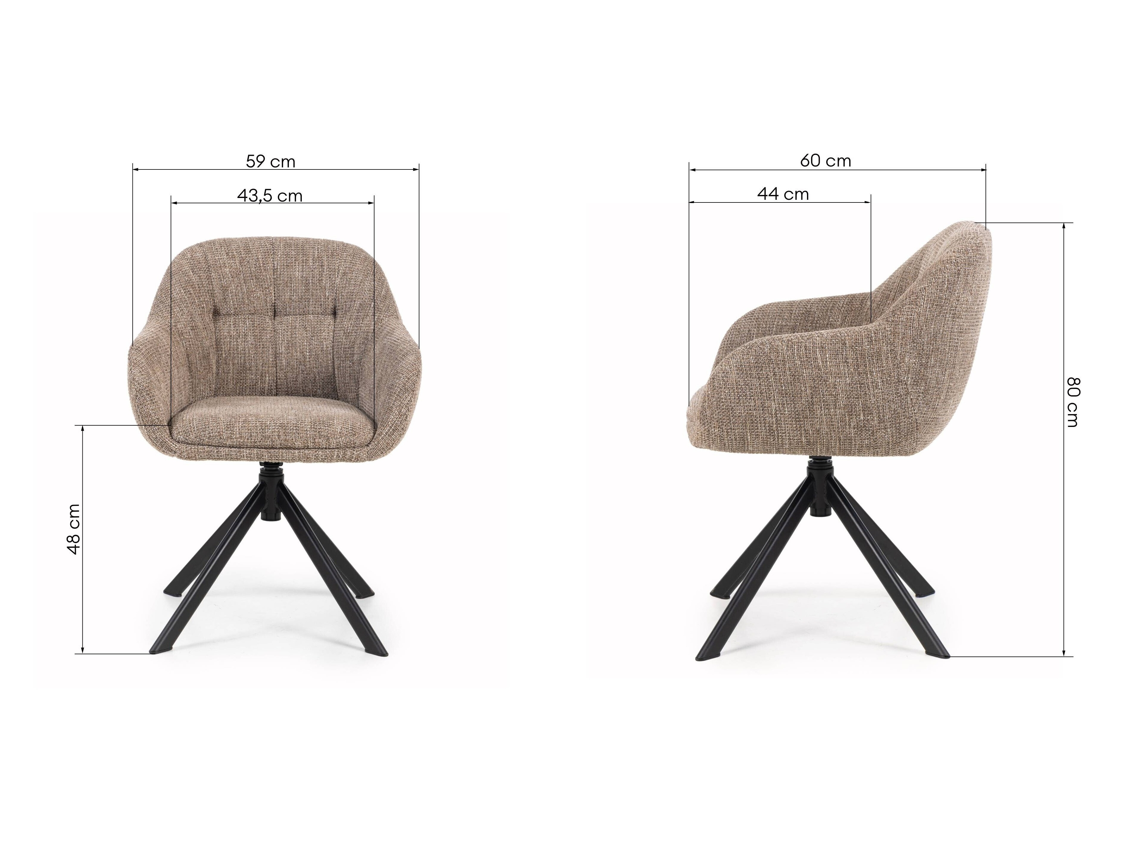Krēsls Burleson 803 (Brūns)
