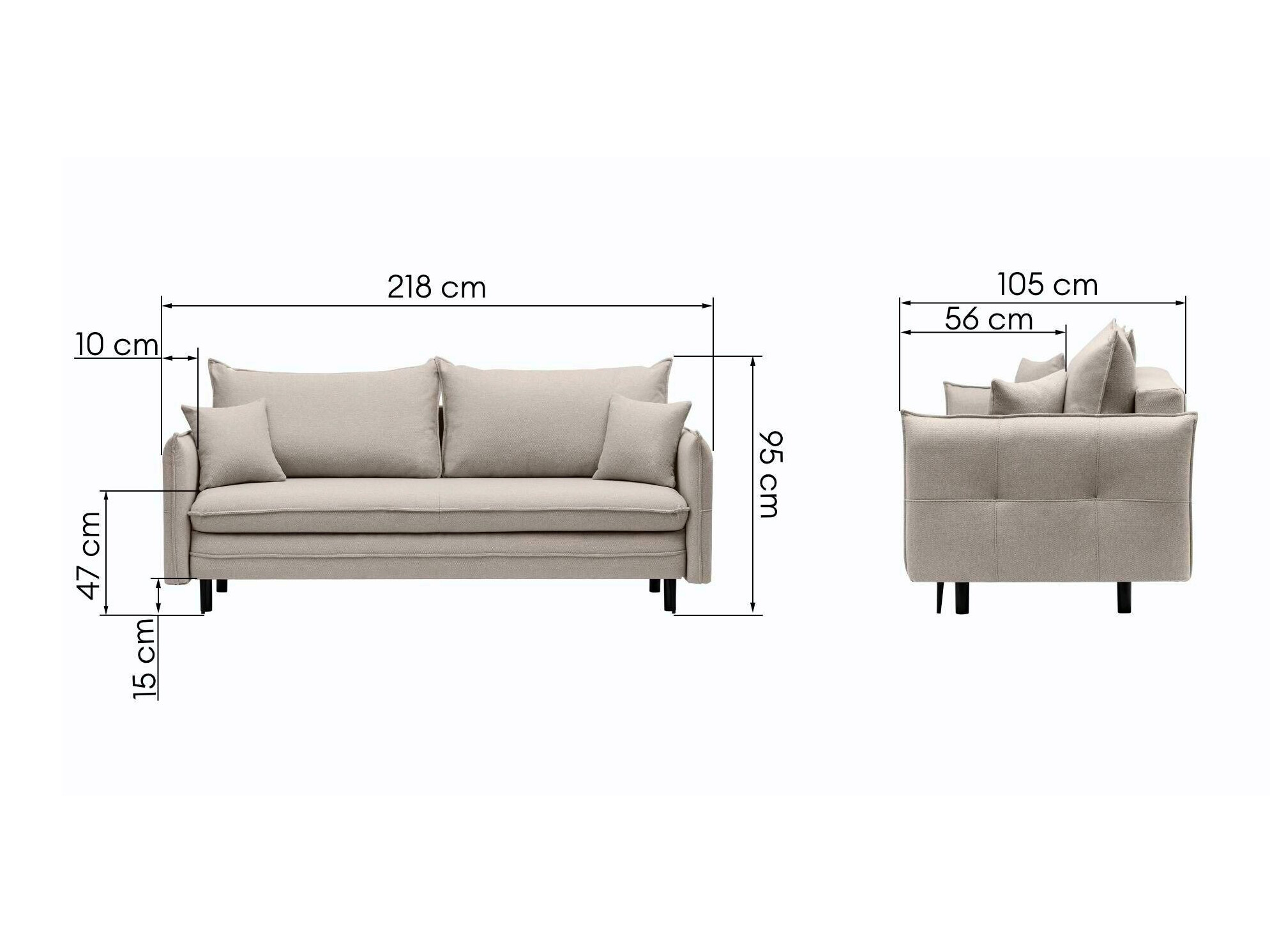 Dīvāns gulta Burleson 805 (Lukka 12)