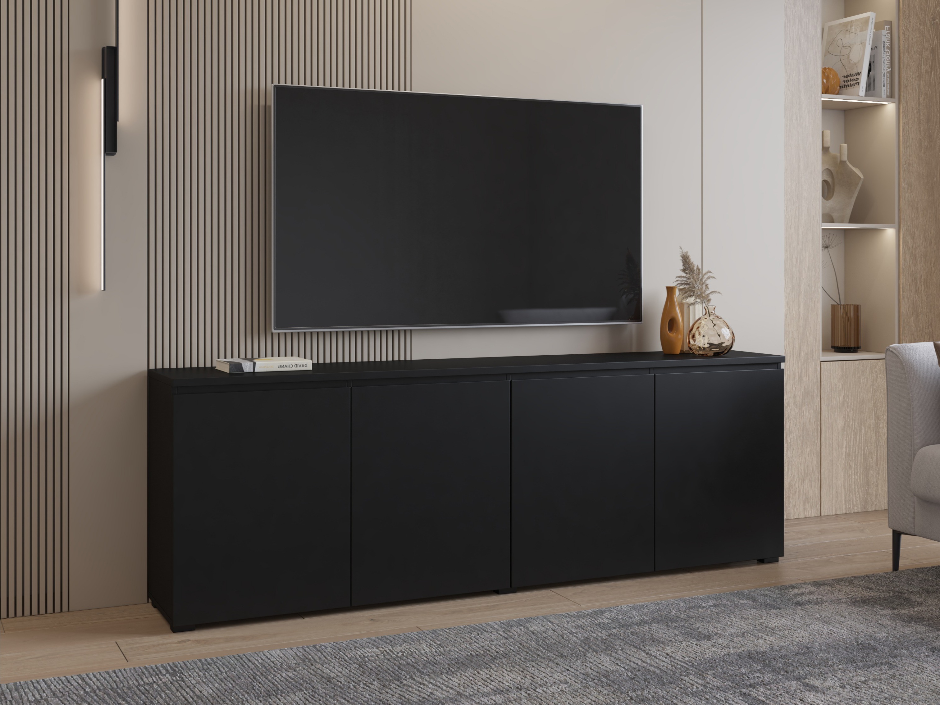 Skapis Baletu 105 (Melns)