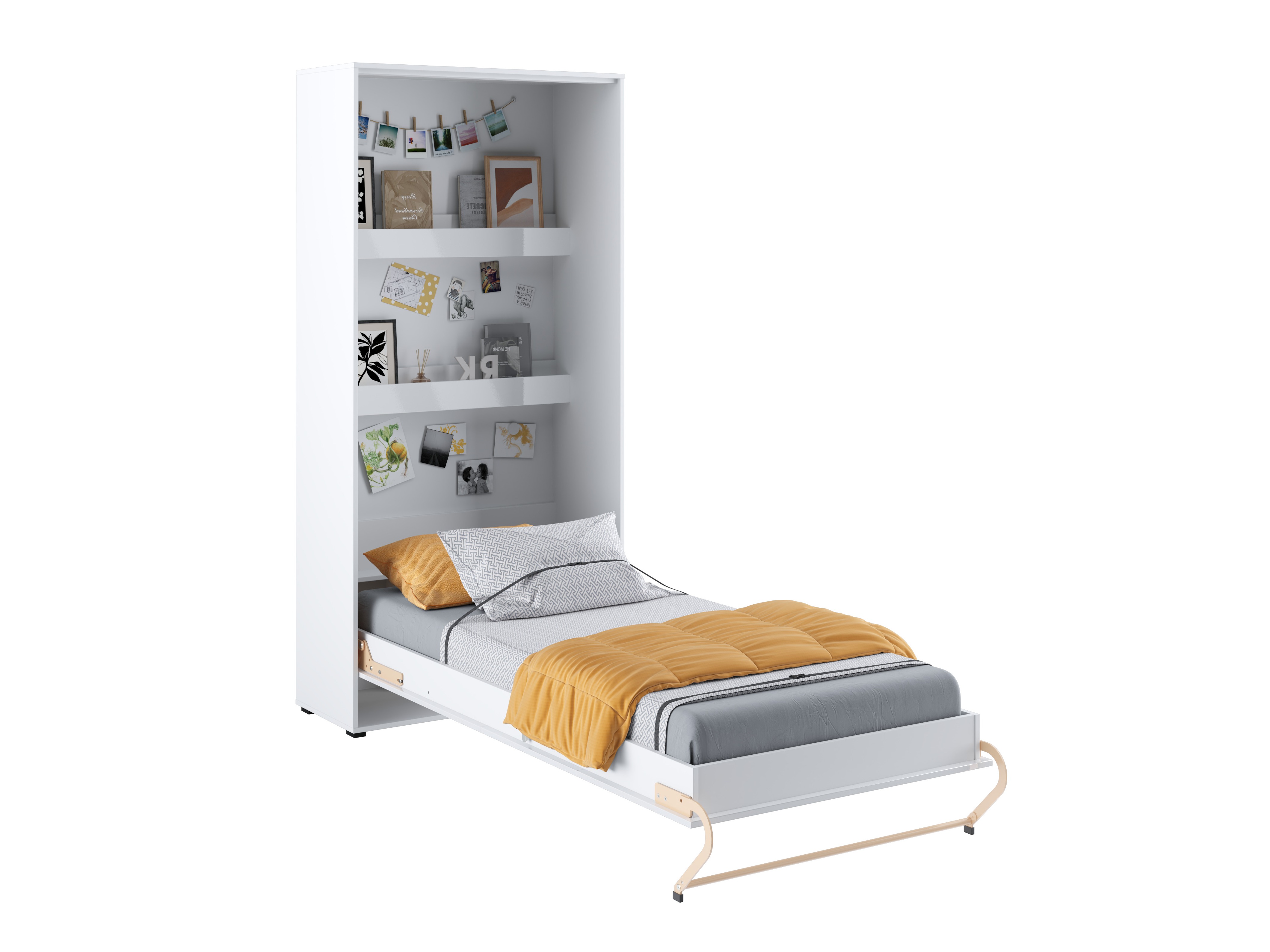 Sienas gulta Concept Pro Lenart III (Balts + Glancēts balts)