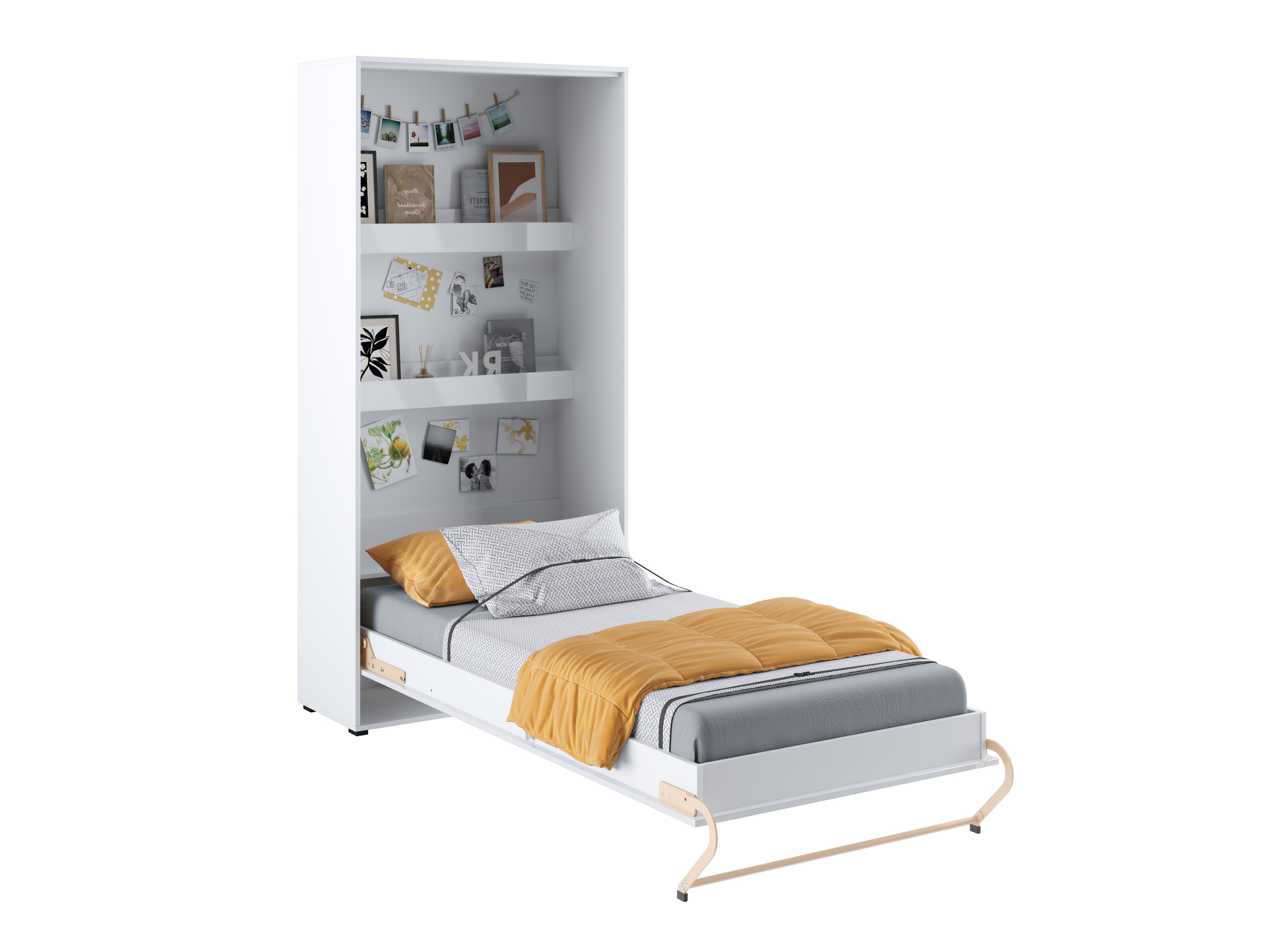 Sienas gulta Concept Pro Lenart III (Balts + Glancēts balts)