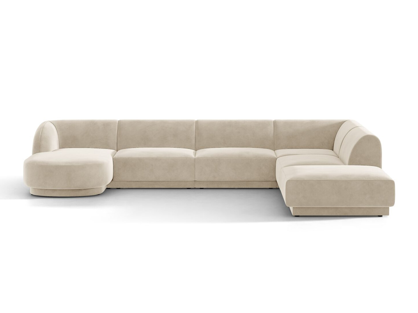 Moduļu stūra dīvāns Tivlomi 107 (Bluvel 30)