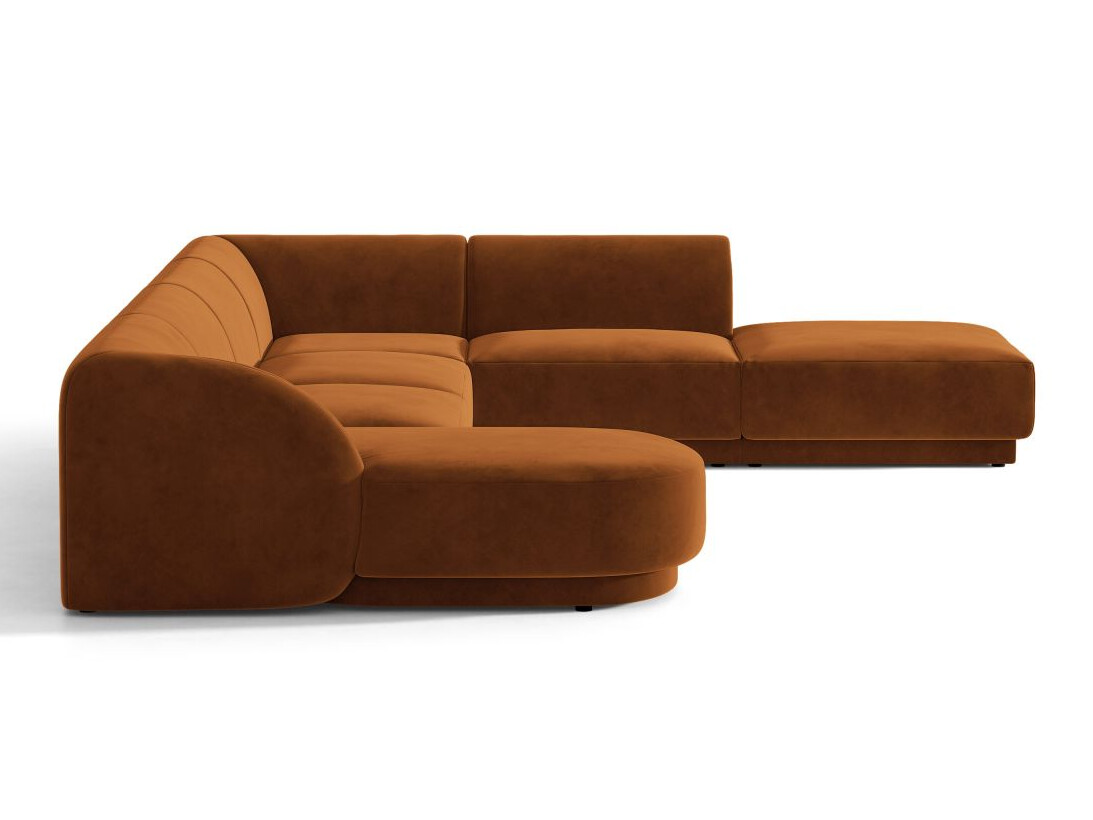 Moduļu stūra dīvāns Tivlomi 107 (Bluvel 4215)
