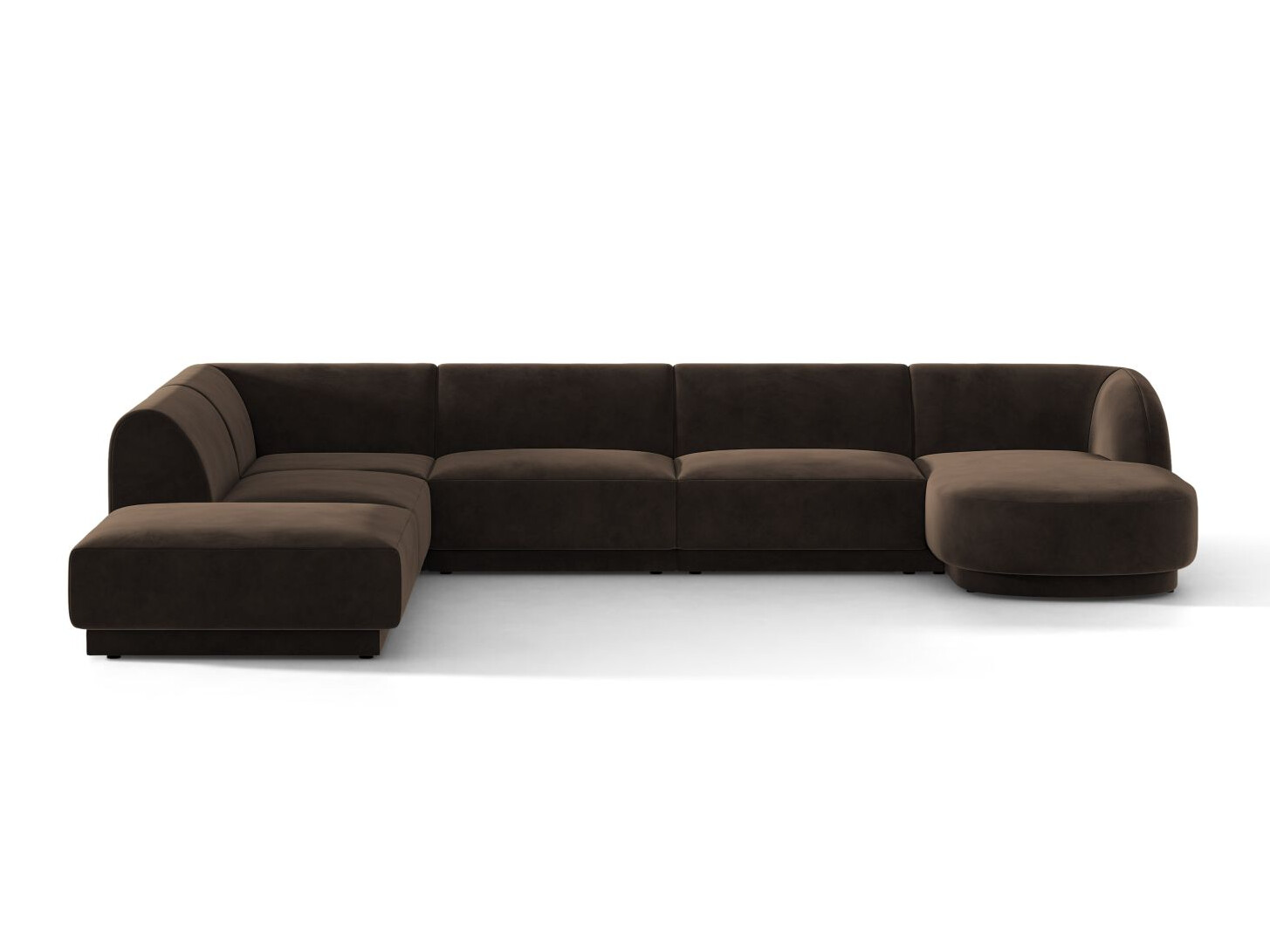Moduļu stūra dīvāns Tivlomi 107 (Bluvel 48)