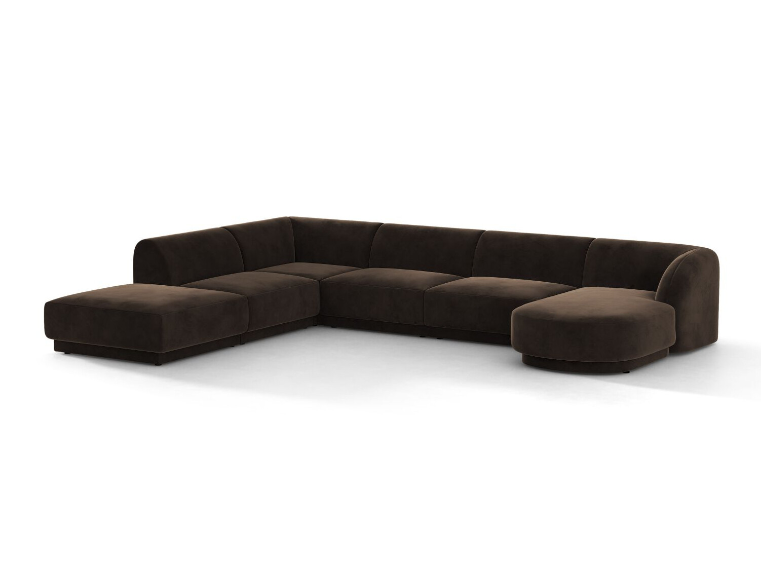 Moduļu stūra dīvāns Tivlomi 107 (Bluvel 48)