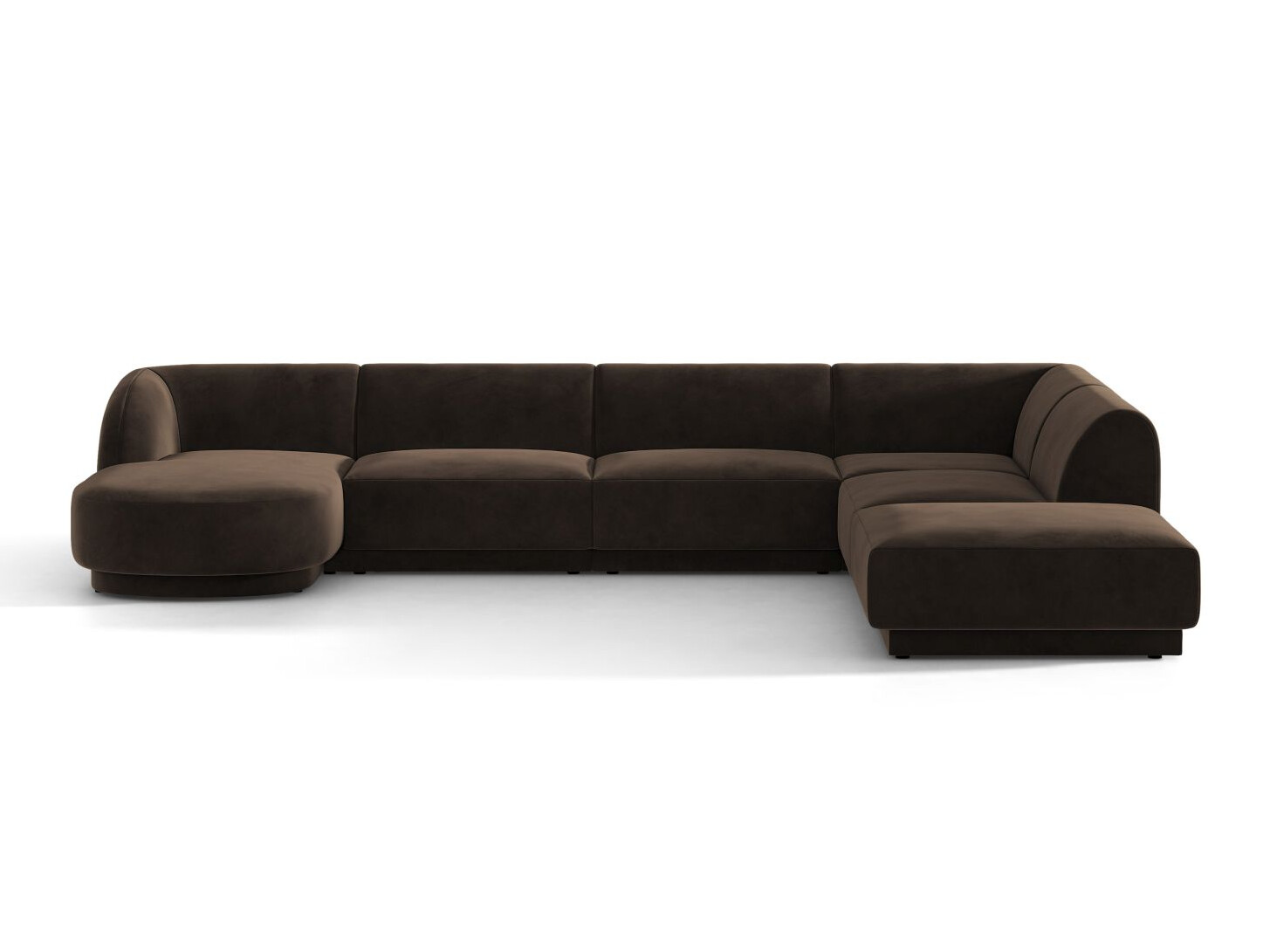 Moduļu stūra dīvāns Tivlomi 107 (Bluvel 48)