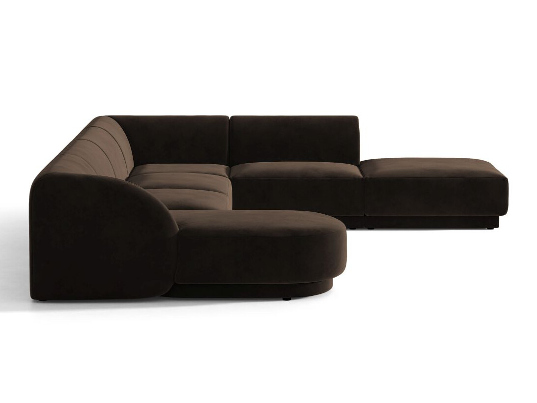 Moduļu stūra dīvāns Tivlomi 107 (Bluvel 48)