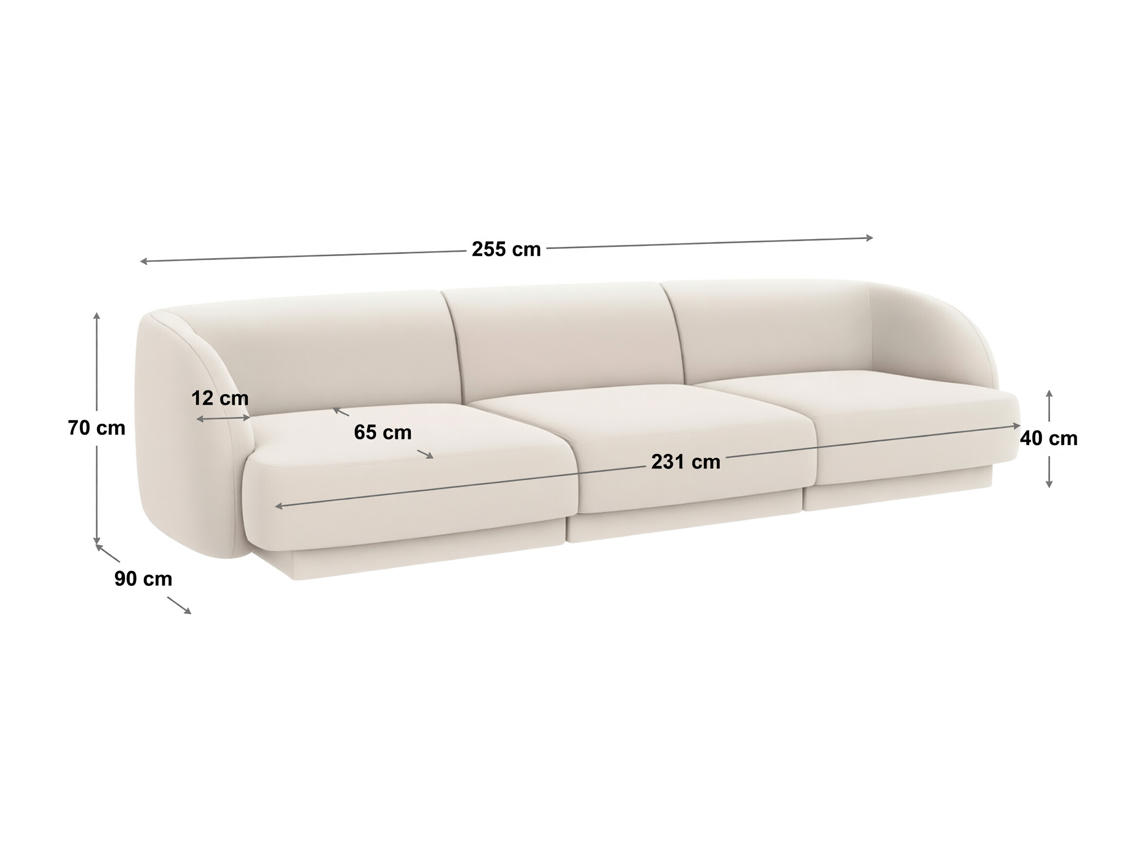 Moduļu dīvāns Tivlomi 104 (Eden 10)