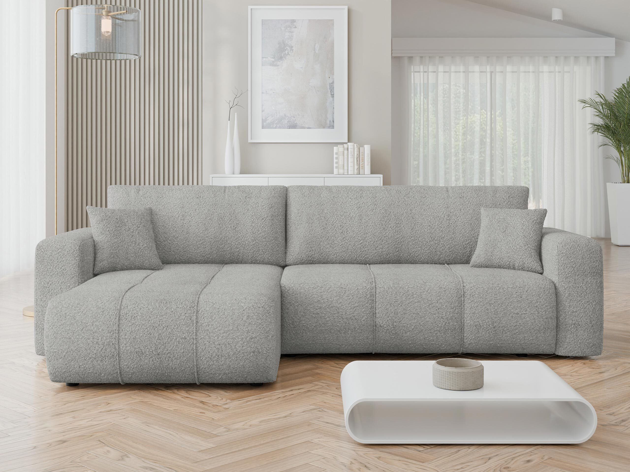 Stūra dīvāns Comfivo Laurus I (Coral 75)