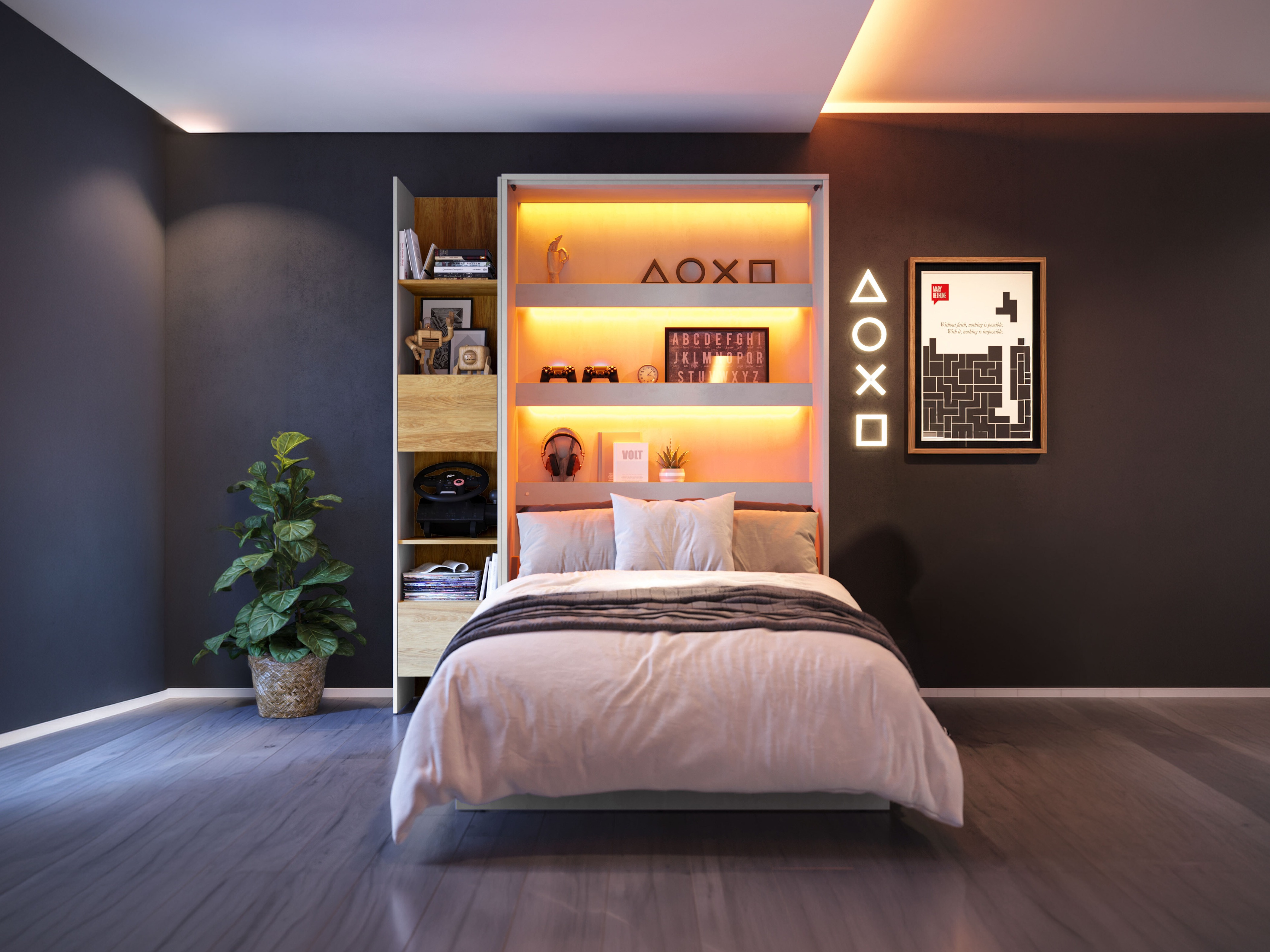 Sienas gulta Concept Lenart I (90 x 200 cm)