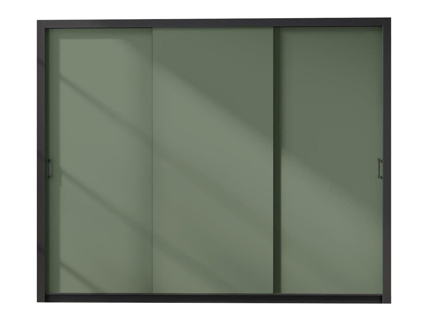 Skapis Murrieta 193 (Melns + Zaļš)