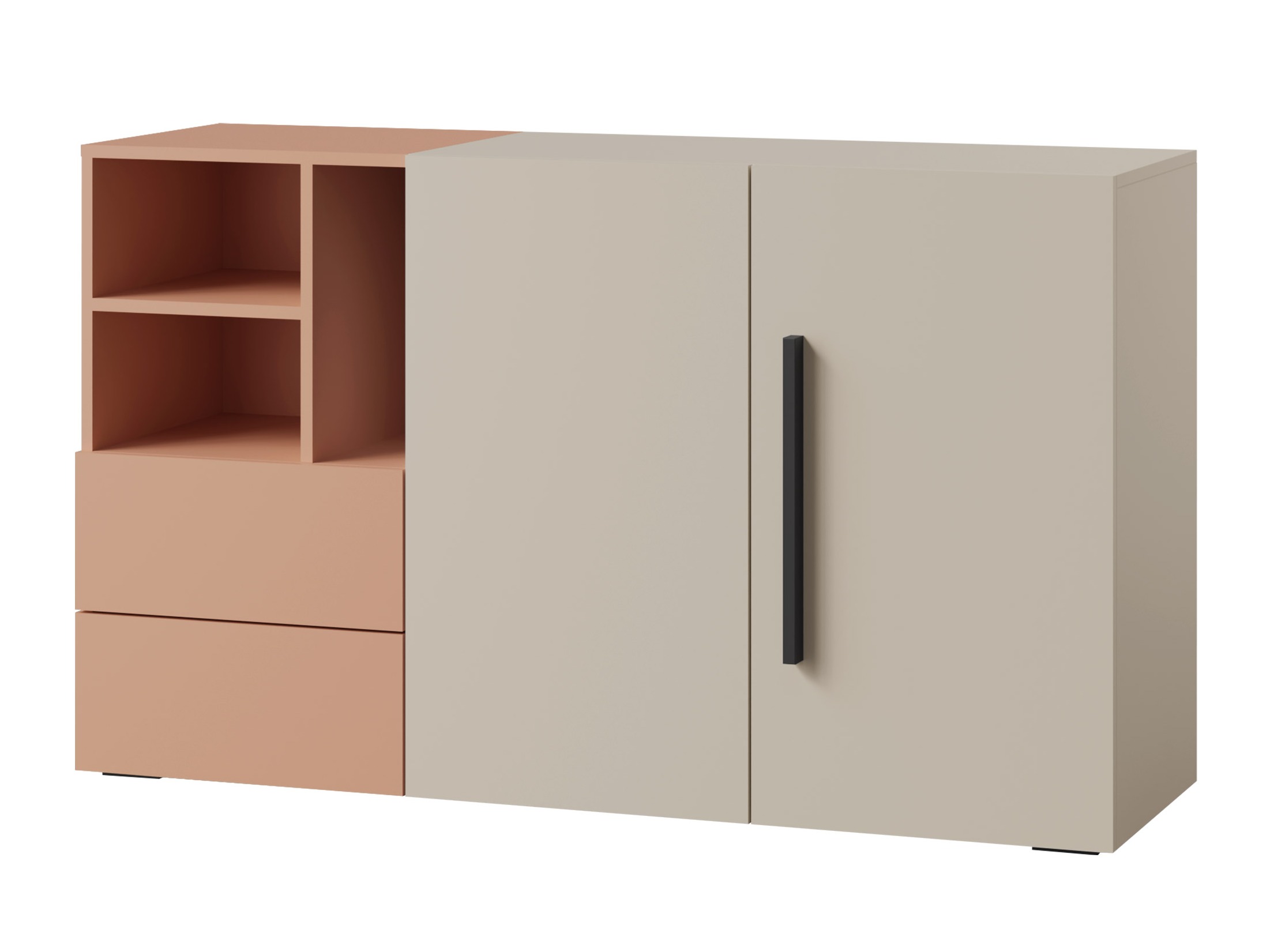 Kumode Etruva 106 (Kašmirs + Tumši rozā)