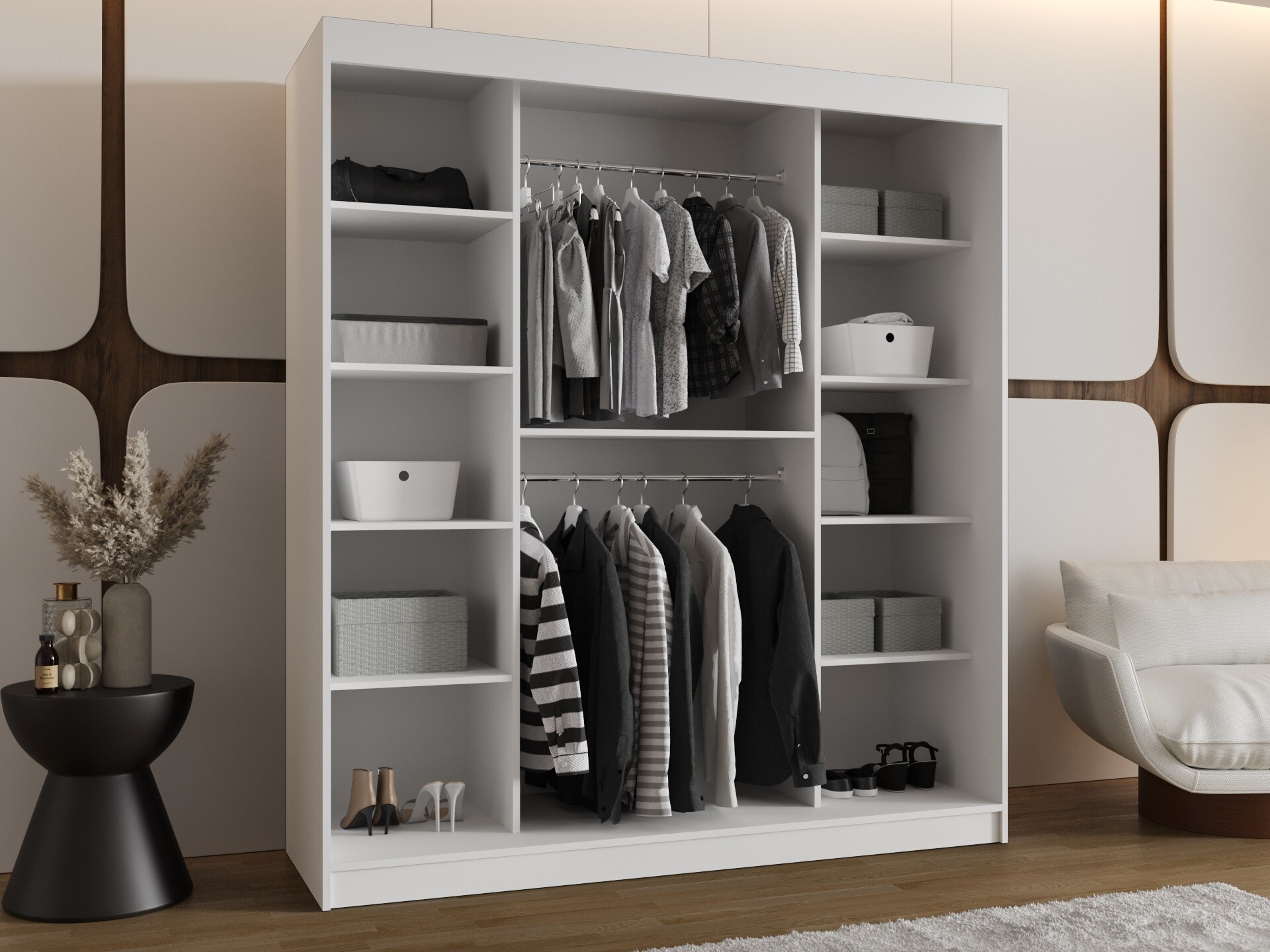 Skapis Hartford 500 (Balts)