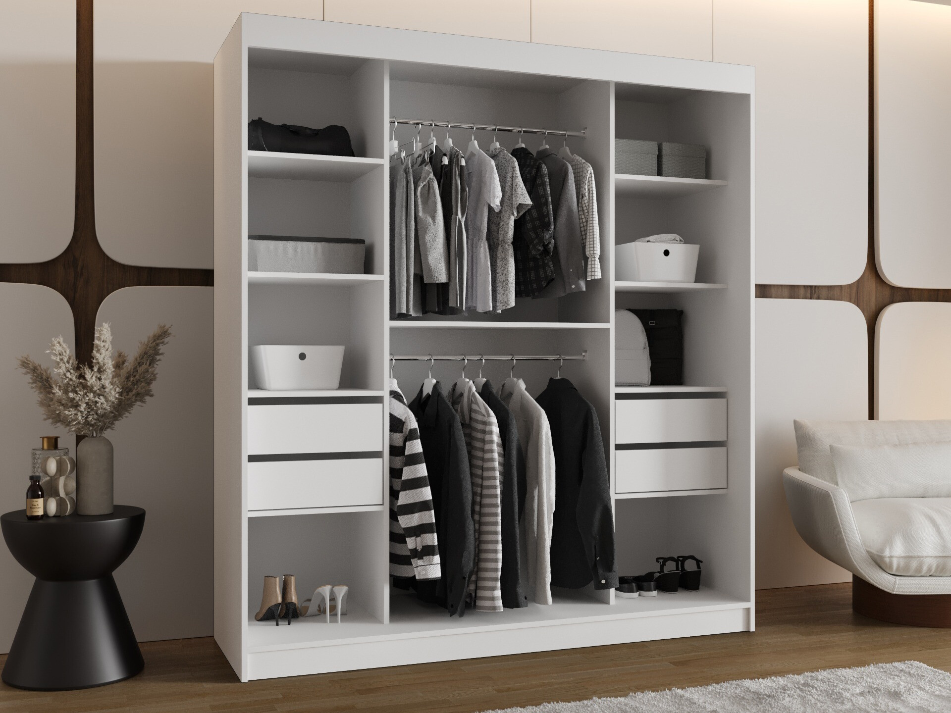Skapis Hartford 500 (Balts)