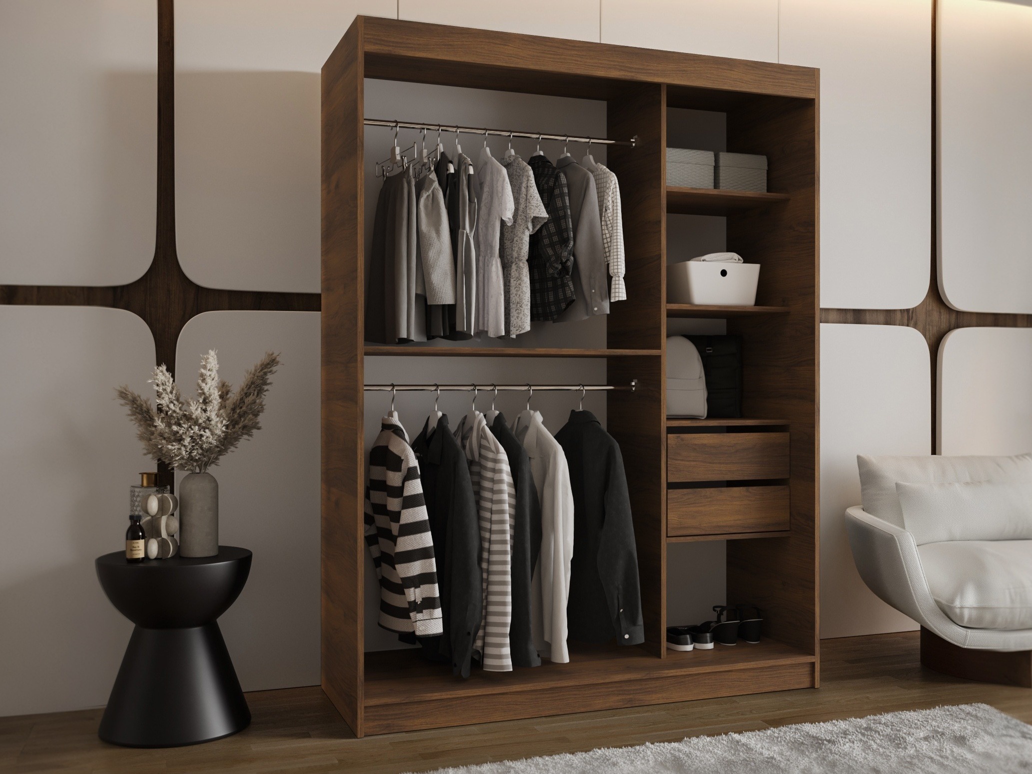 Skapis Hartford 502 (Riekstkoks)