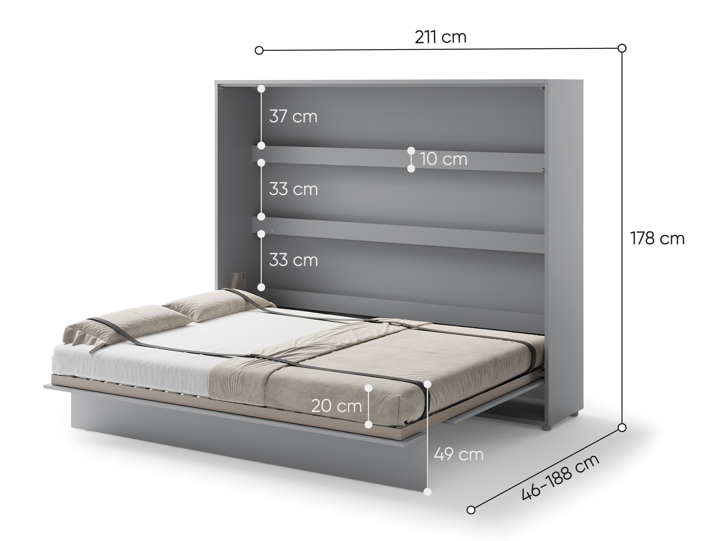 Mēbeļu komplekts Concept Lenart X (Tumšs ozols)