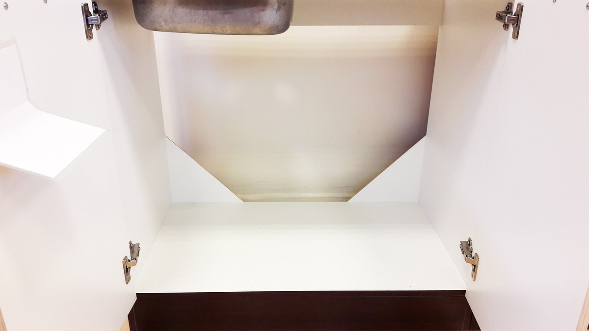 Moduļu skapis izlietnei ar durvīm Eli Light 107