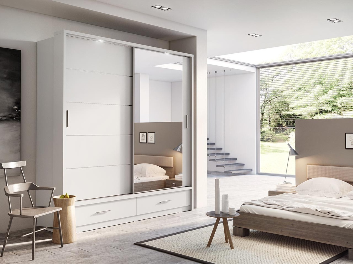 Skapis Fresno 104 (Balts)