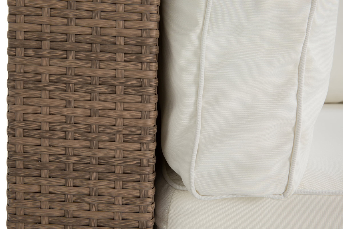 Dārza atpūtas krēsls Comfort Garden 1374 (Brūns + Balts)