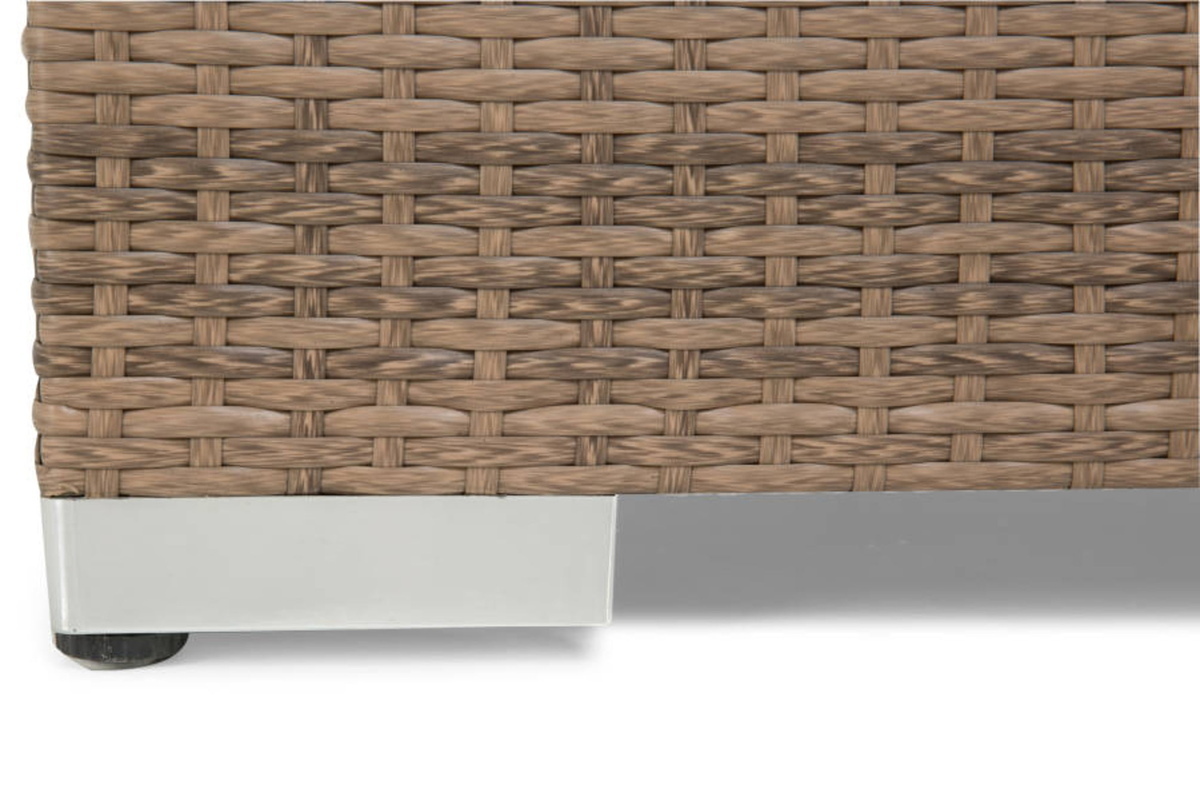 Dārza dīvāns Comfort Garden 1375 (Brūns + Balts)