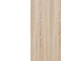 Naktsgaldiņš Nolroma 102 (Balts + Sonomas ozols)