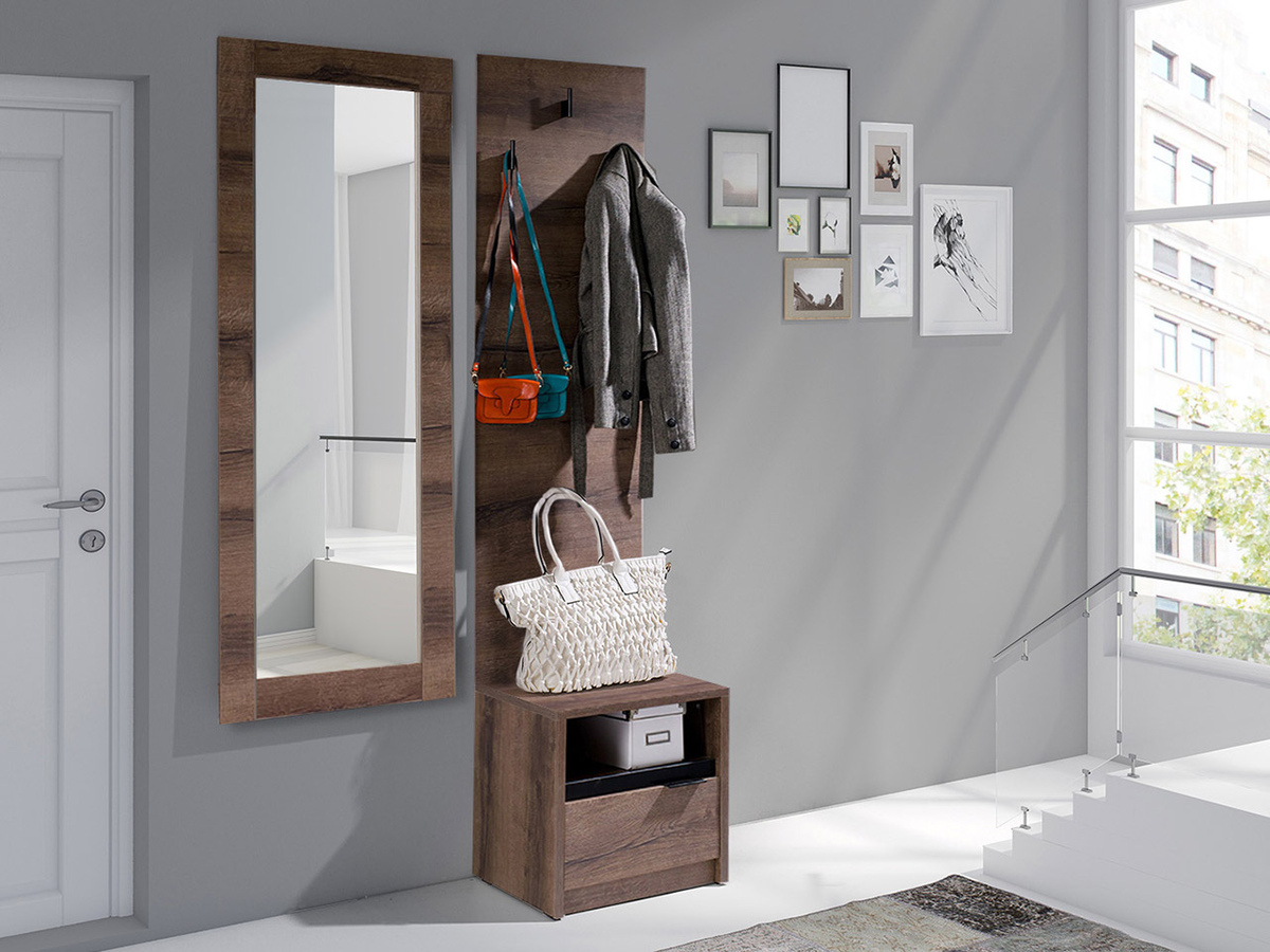 Priekšnama komplekts Fivelbo 118 (Monastery ozols + Glancēts melns)