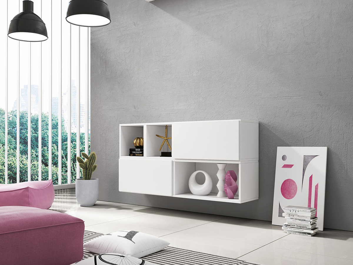 Комплект шкафчиков Corbele 120 (Белый)